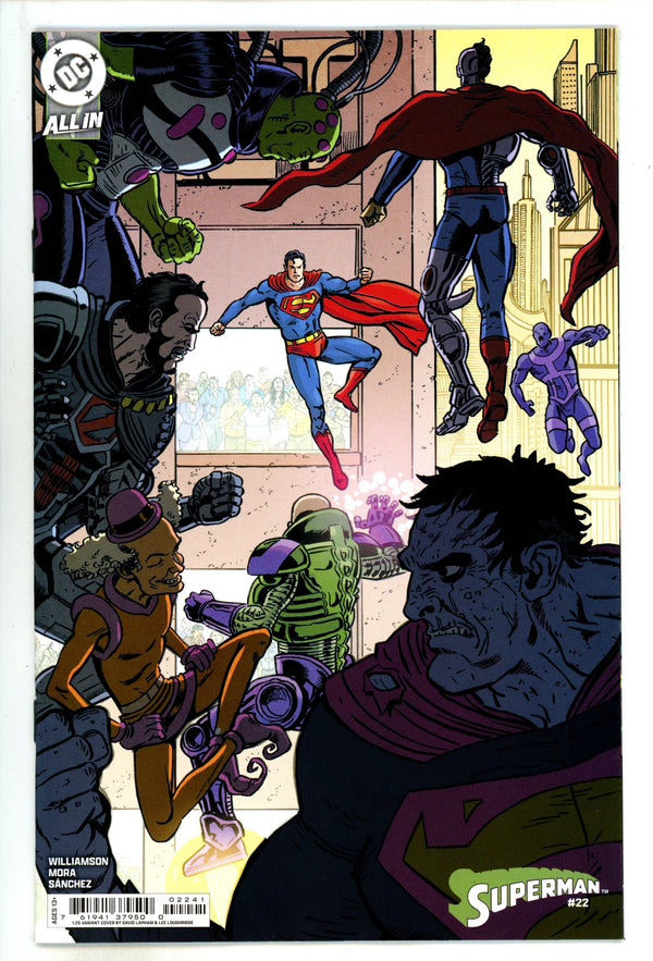 Superman Vol 6 22 Lapham Incentive Variant NM+ (2025)