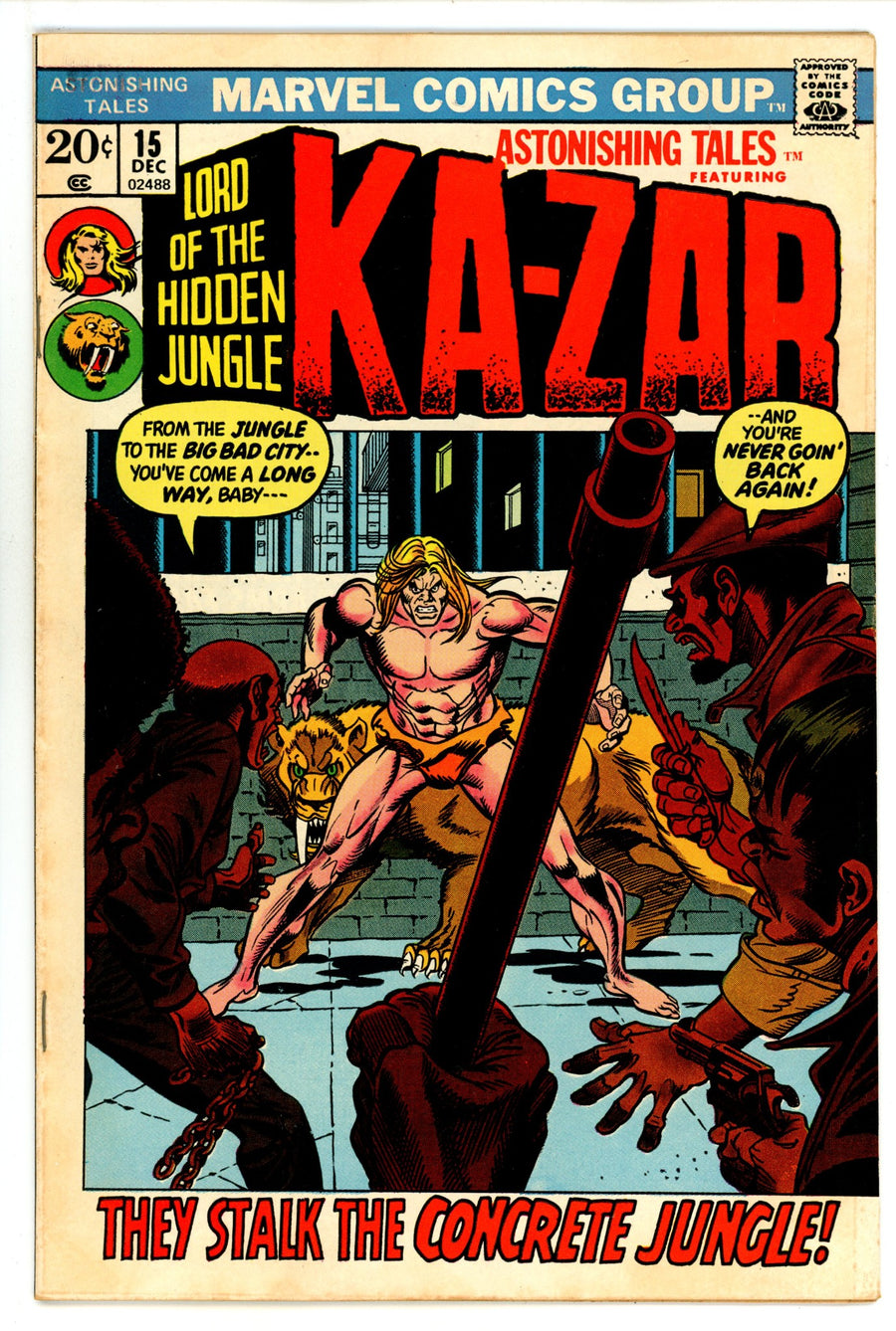 Astonishing Tales Vol 1 15 FN/VF (7.0) (1972) 