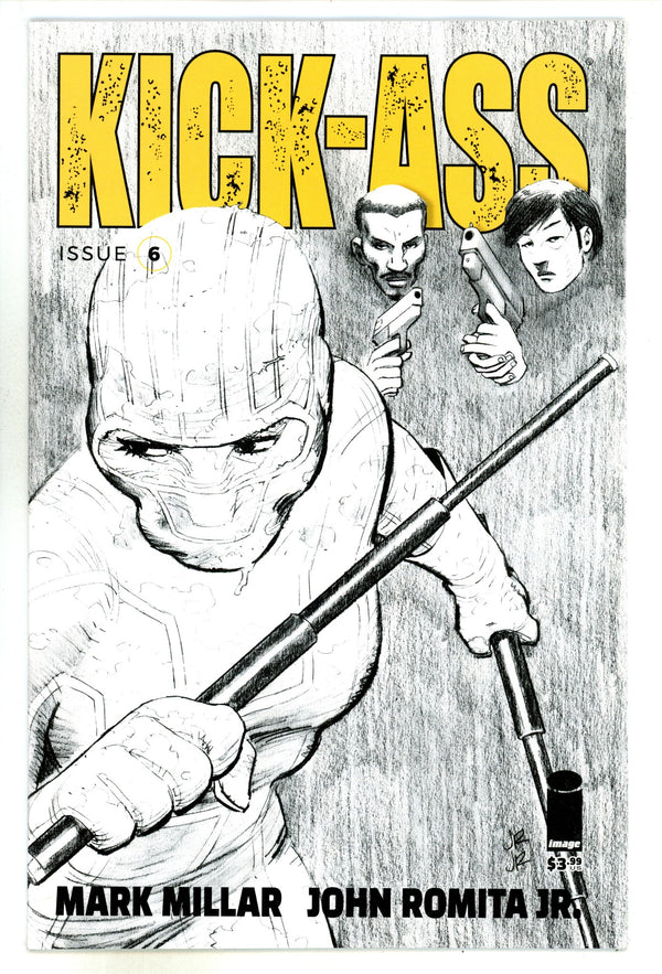 Kick-Ass Vol 4 6 High Grade (2018) Jr. B&W Variant