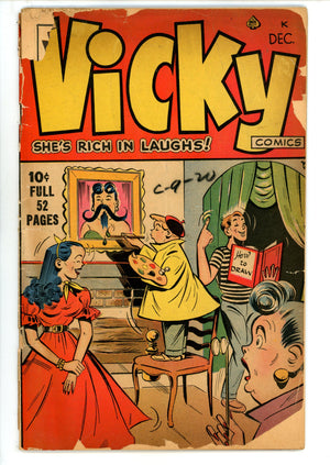 Vicky Comics [2] FR (1.0) Cover Detached (1948) 