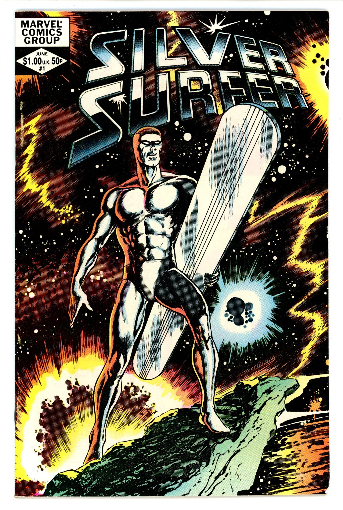 Silver Surfer Vol 2 1 VF (8.0) (1982) 