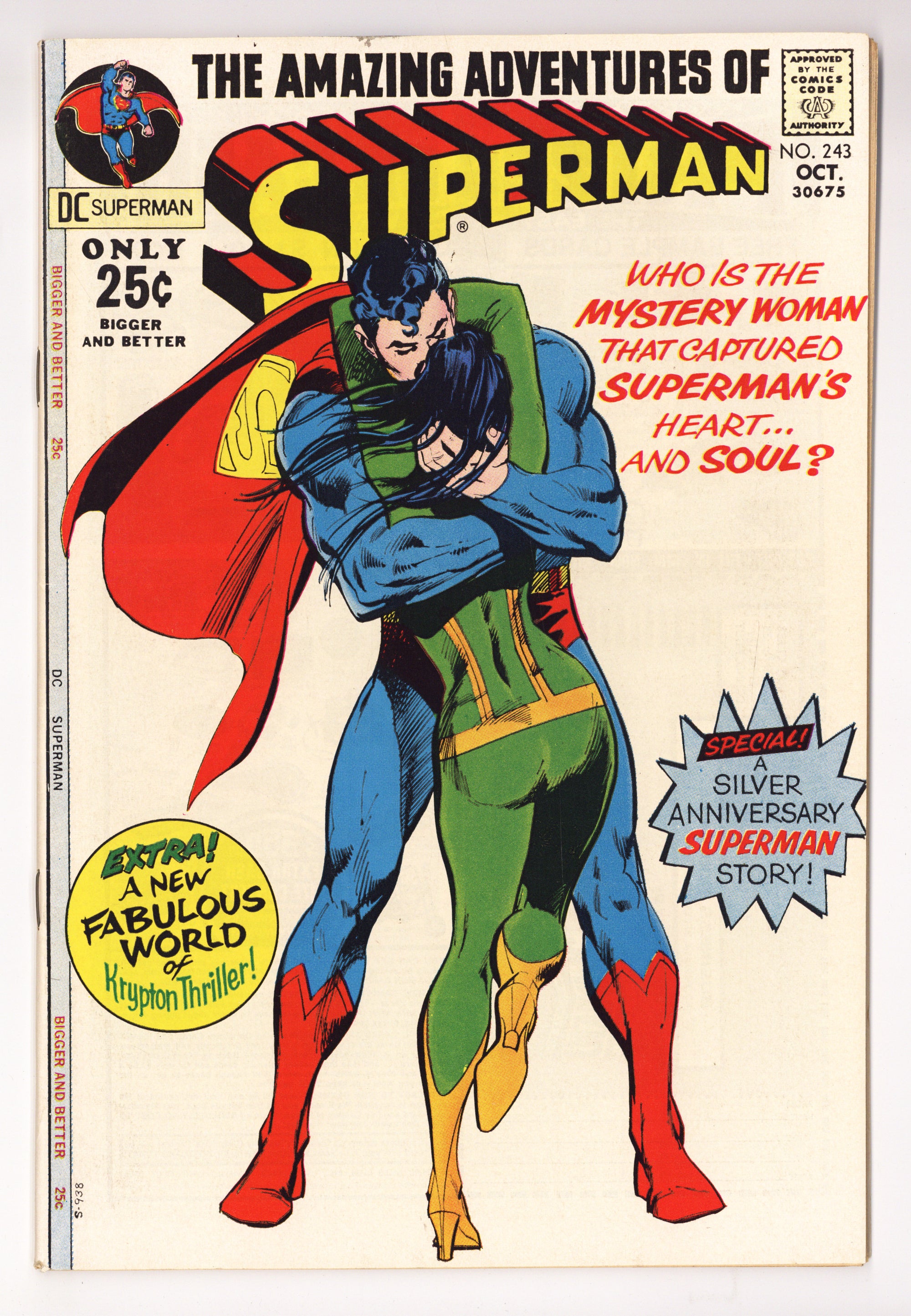 Superman Vol 1 243  VF- (7.5)   (1971)        