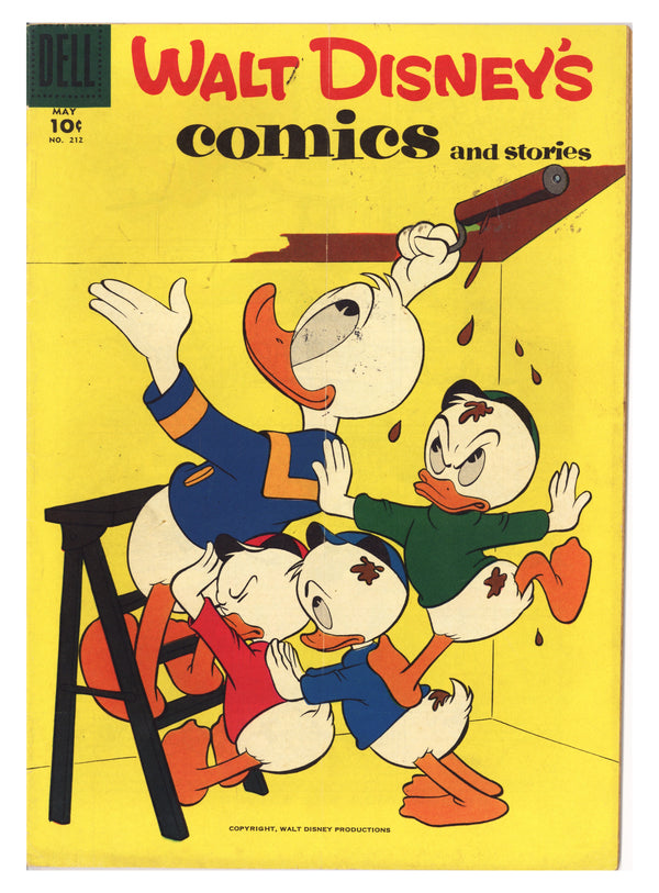 Walt Disney's Comics and Stories Vol 18 8 (212) VG (4.0) (1958)