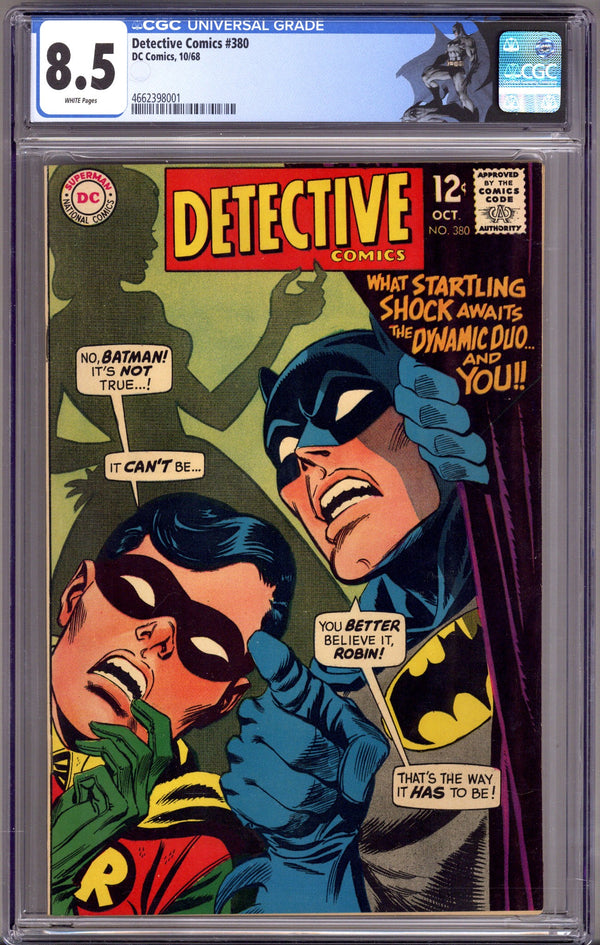 Detective Comics Vol 1 380 CGC 8.5 (VF+) (1968)