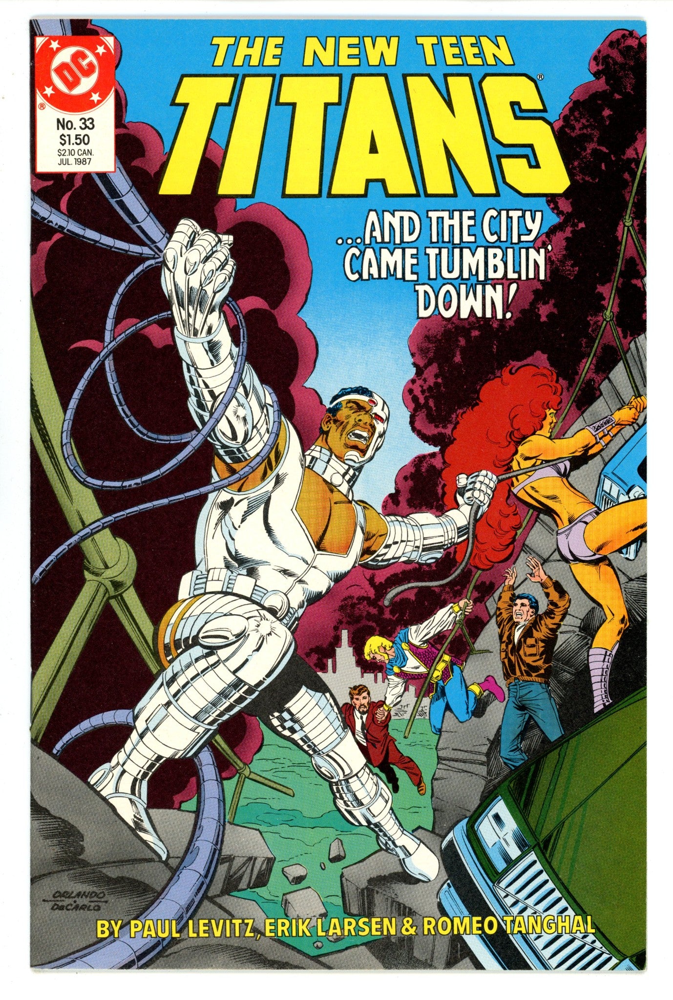 The New Teen Titans Vol 2 33 High Grade (1987) 