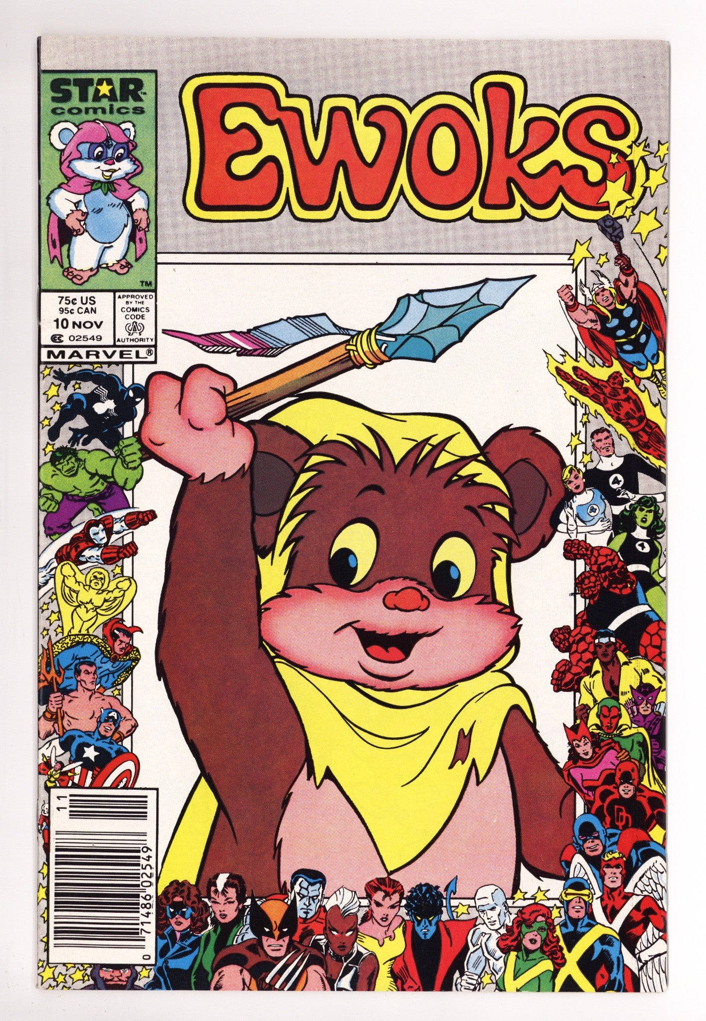 The Ewoks 10 VF (8.0) (1986) Newsstand 