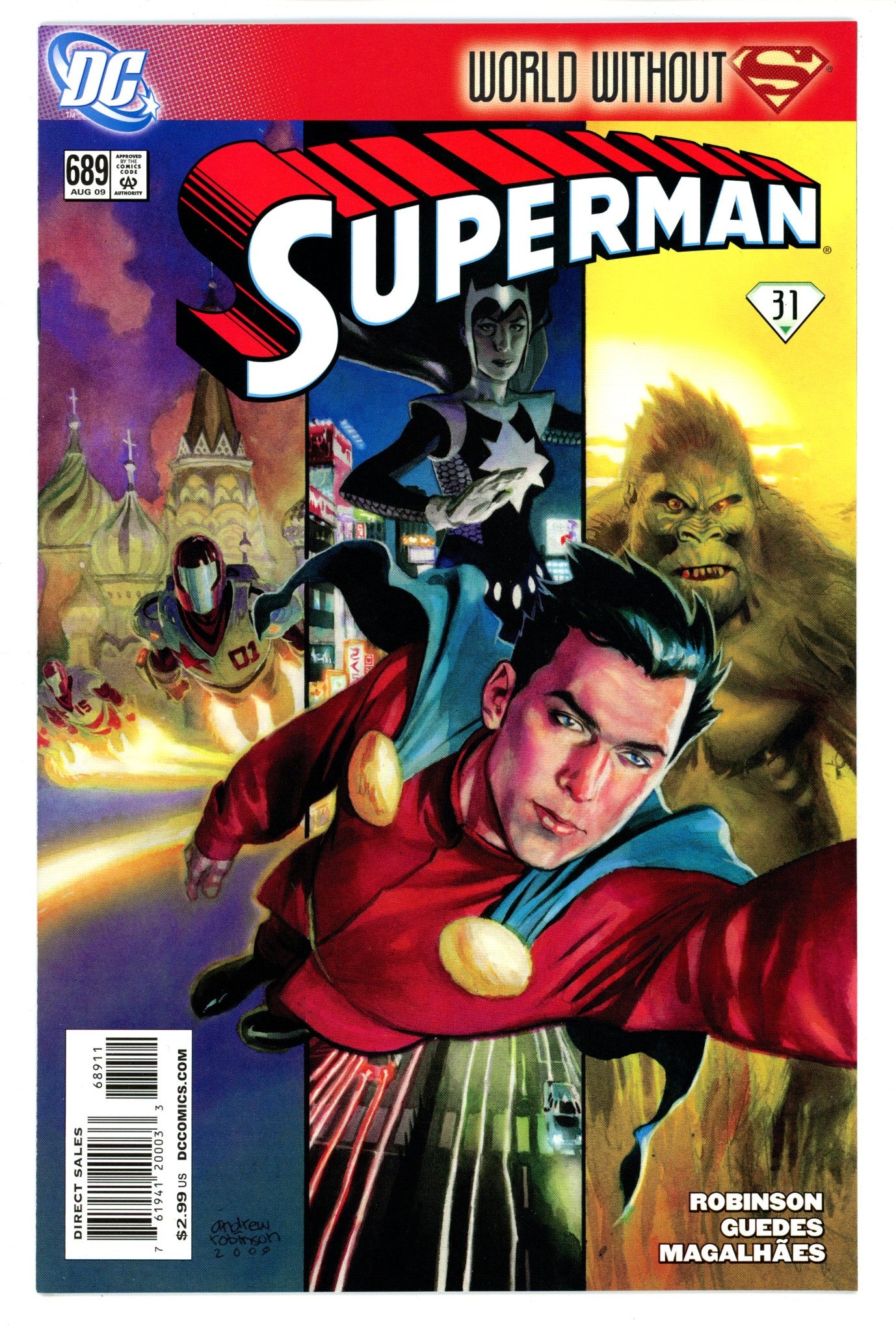 Superman Vol 1 689 High Grade (2009) 