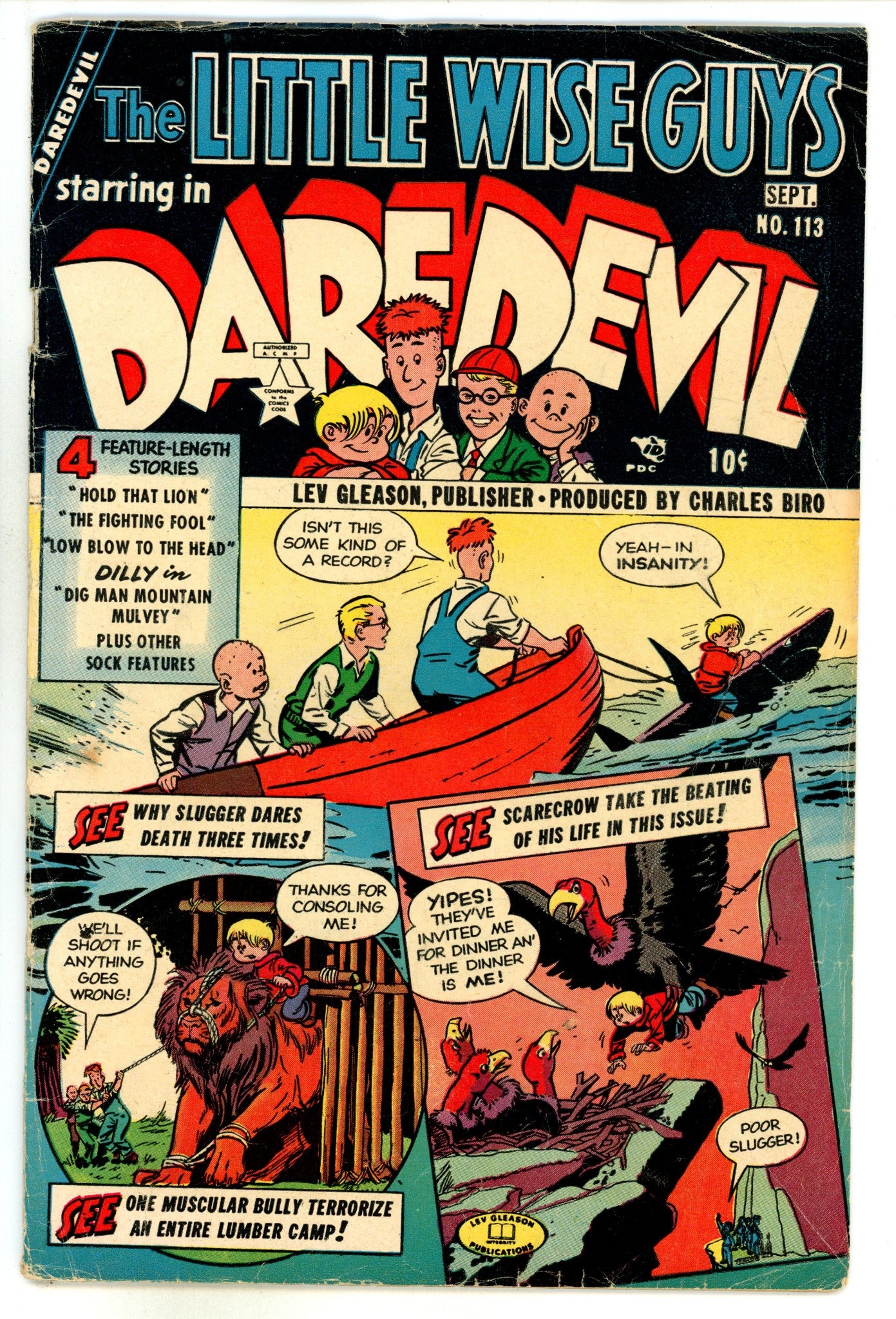 Daredevil Comics  113  VG (4.0)  (1954)  