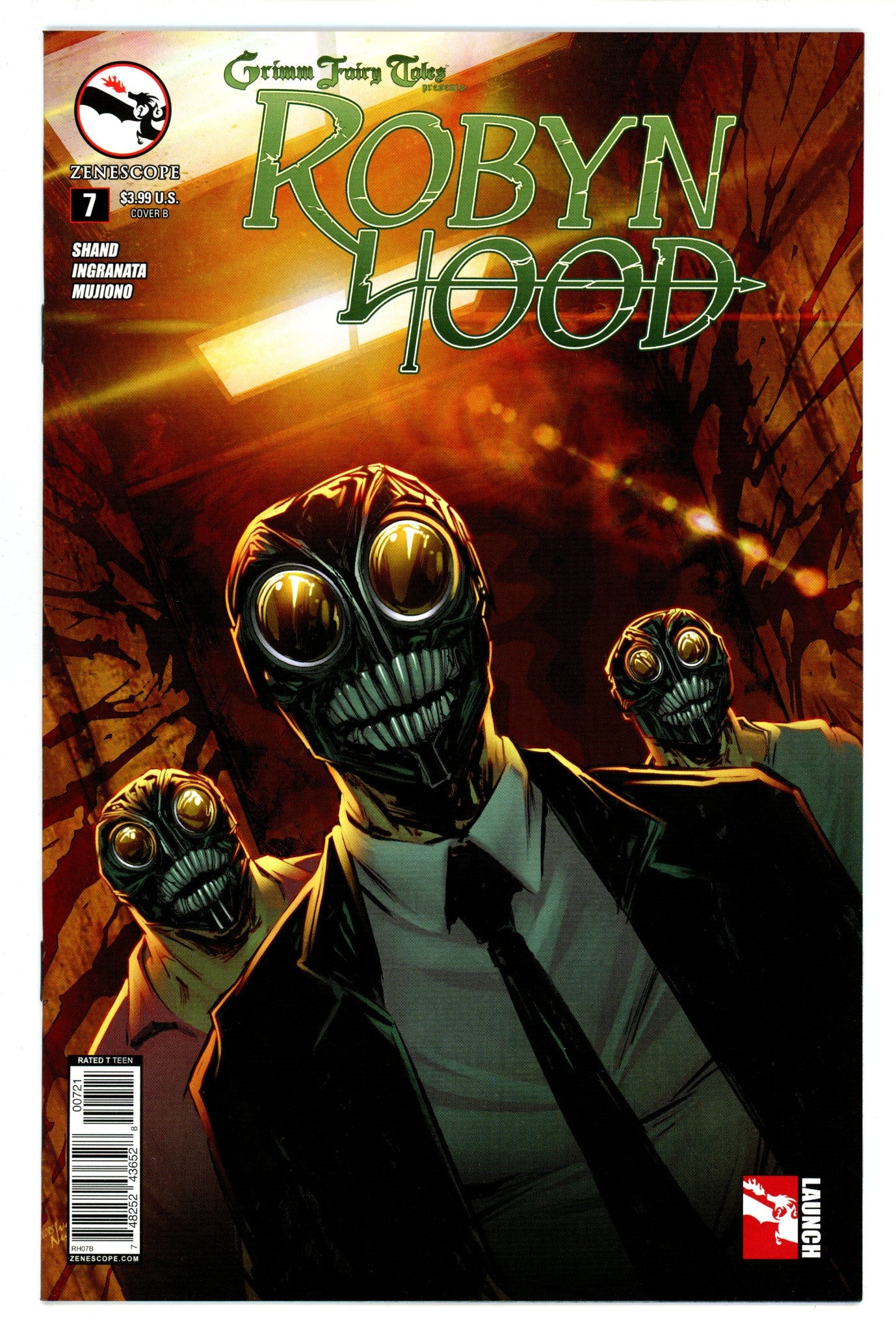Grimm Fairy Tales Presents Robyn Hood Vol 2 7 High Grade (2015) Brescini Variant 