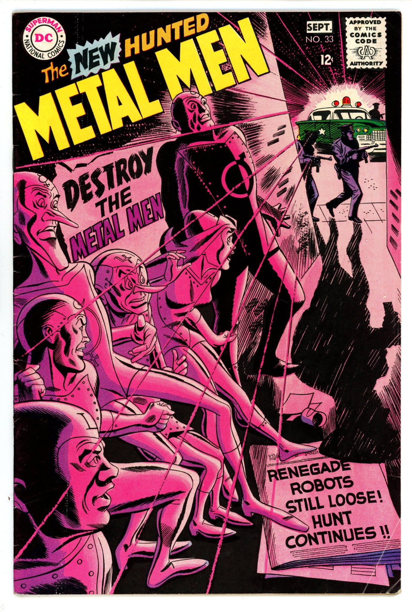Metal Men Vol 1 33 FN (6.0) (1968) 