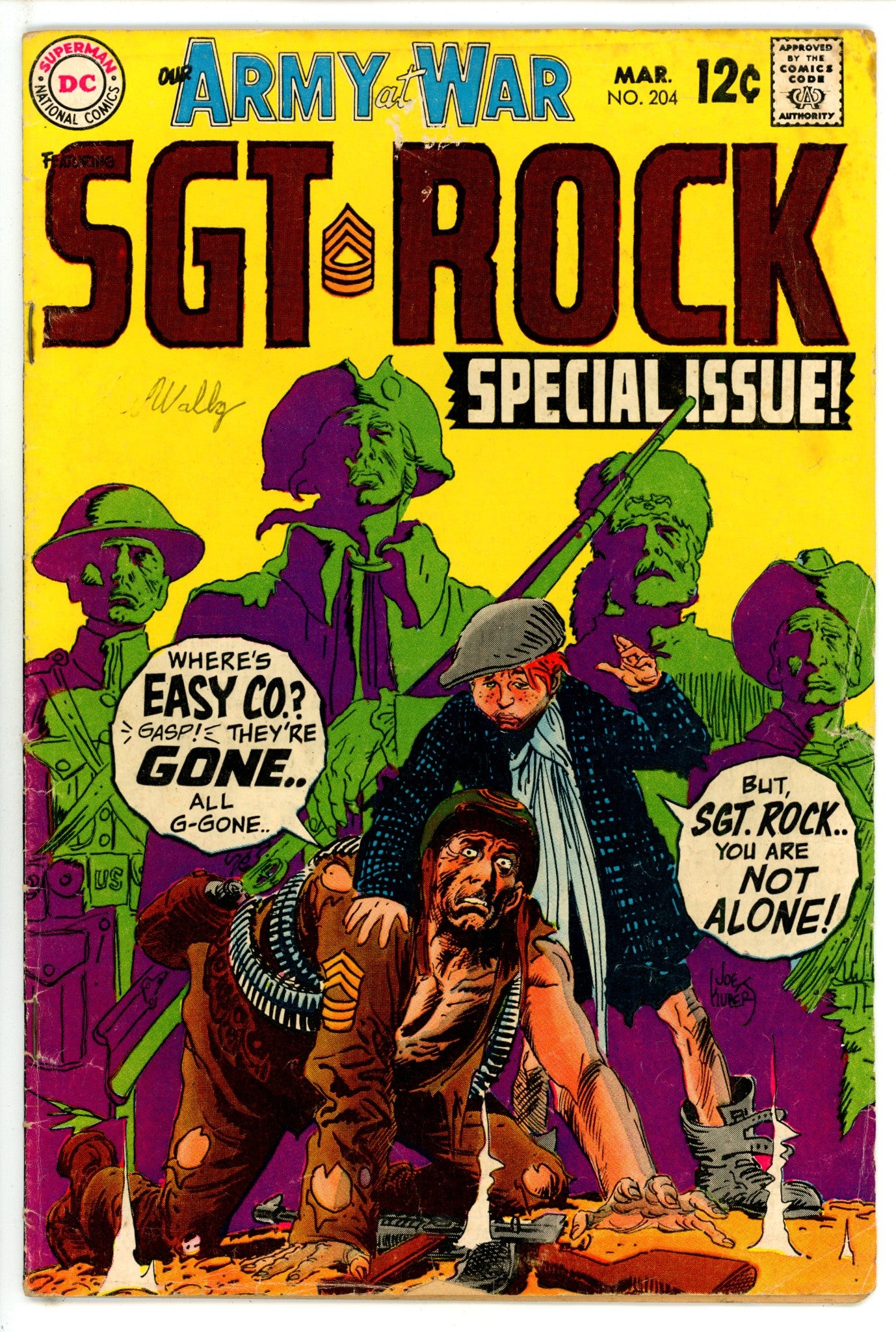 Our Army at War Vol 1 204 VG- (3.5) (1969) 