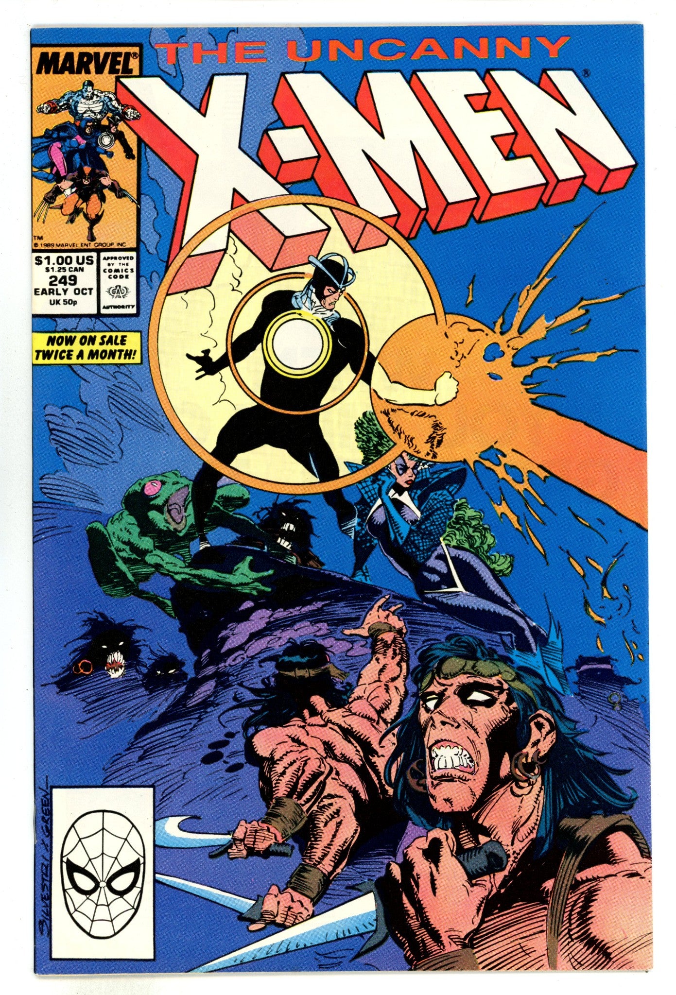The Uncanny X-Men Vol 1 249 Mid Grade (1989) 