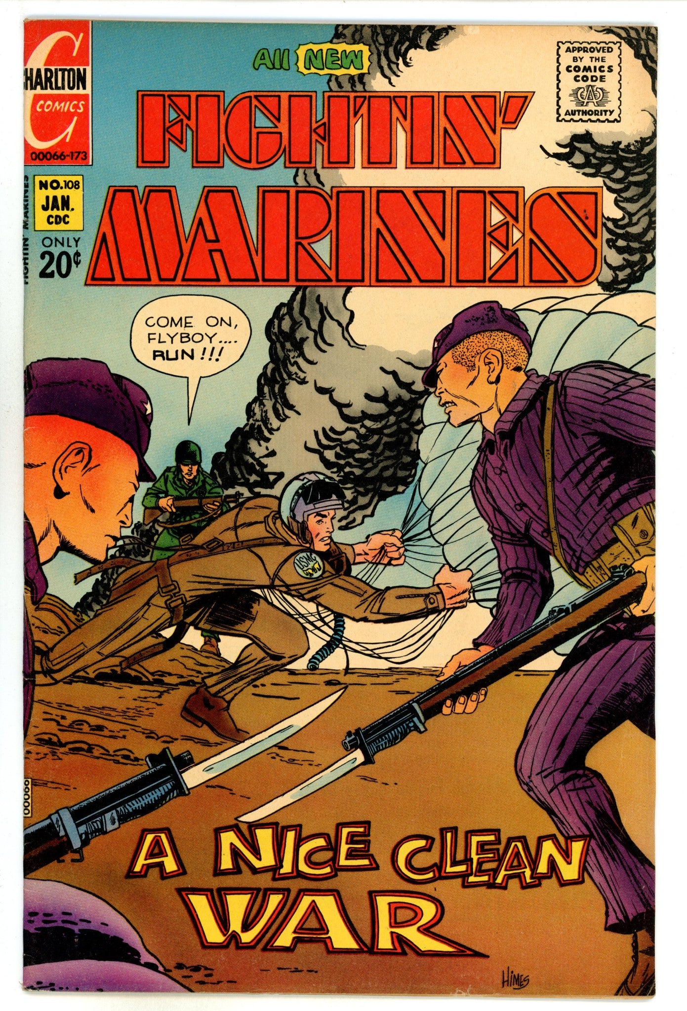 Fightin' Marines 108 FN- (5.5) (1973) 
