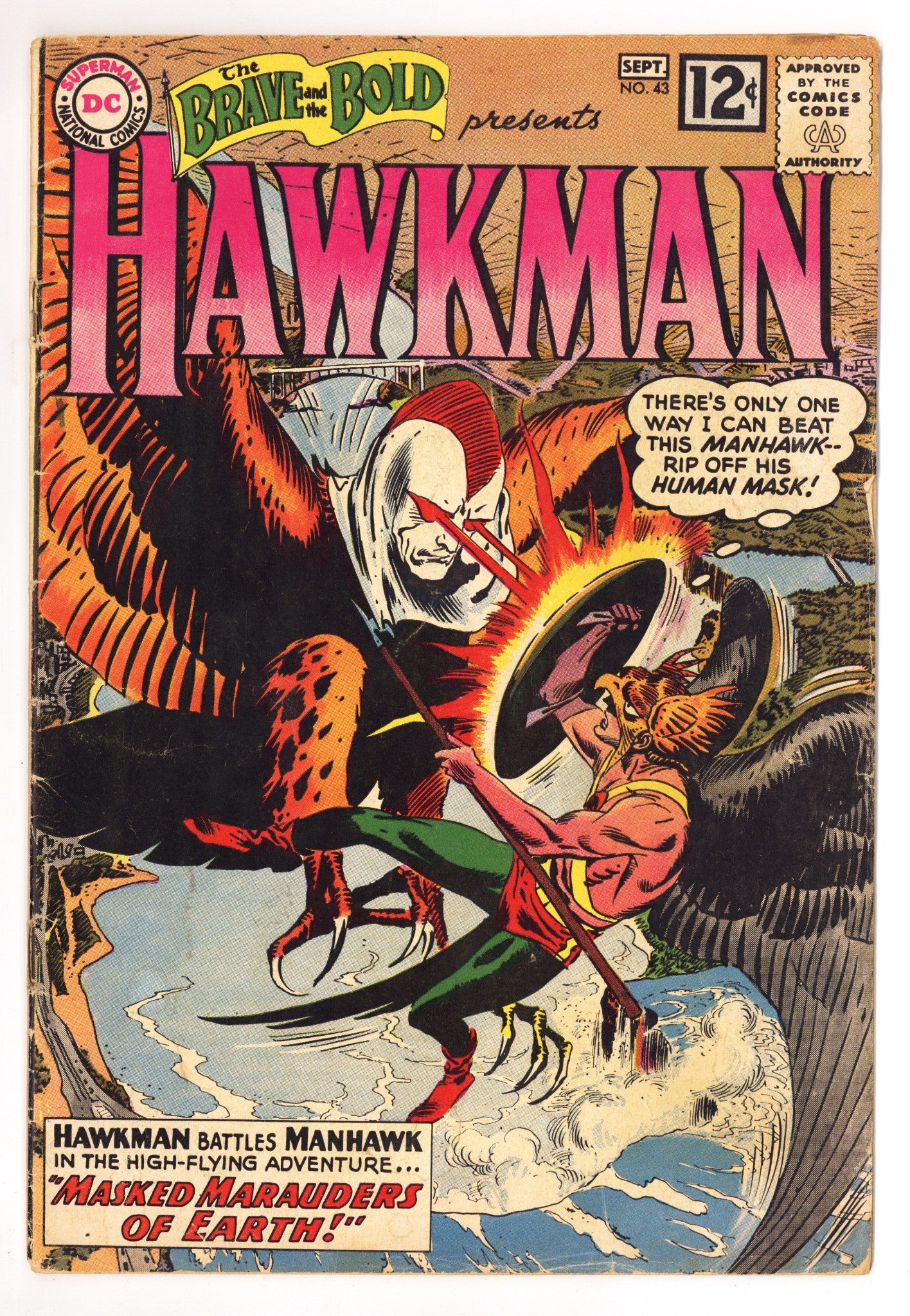 The Brave and the Bold Vol 1 43 GD/VG (3.0) (1962) 