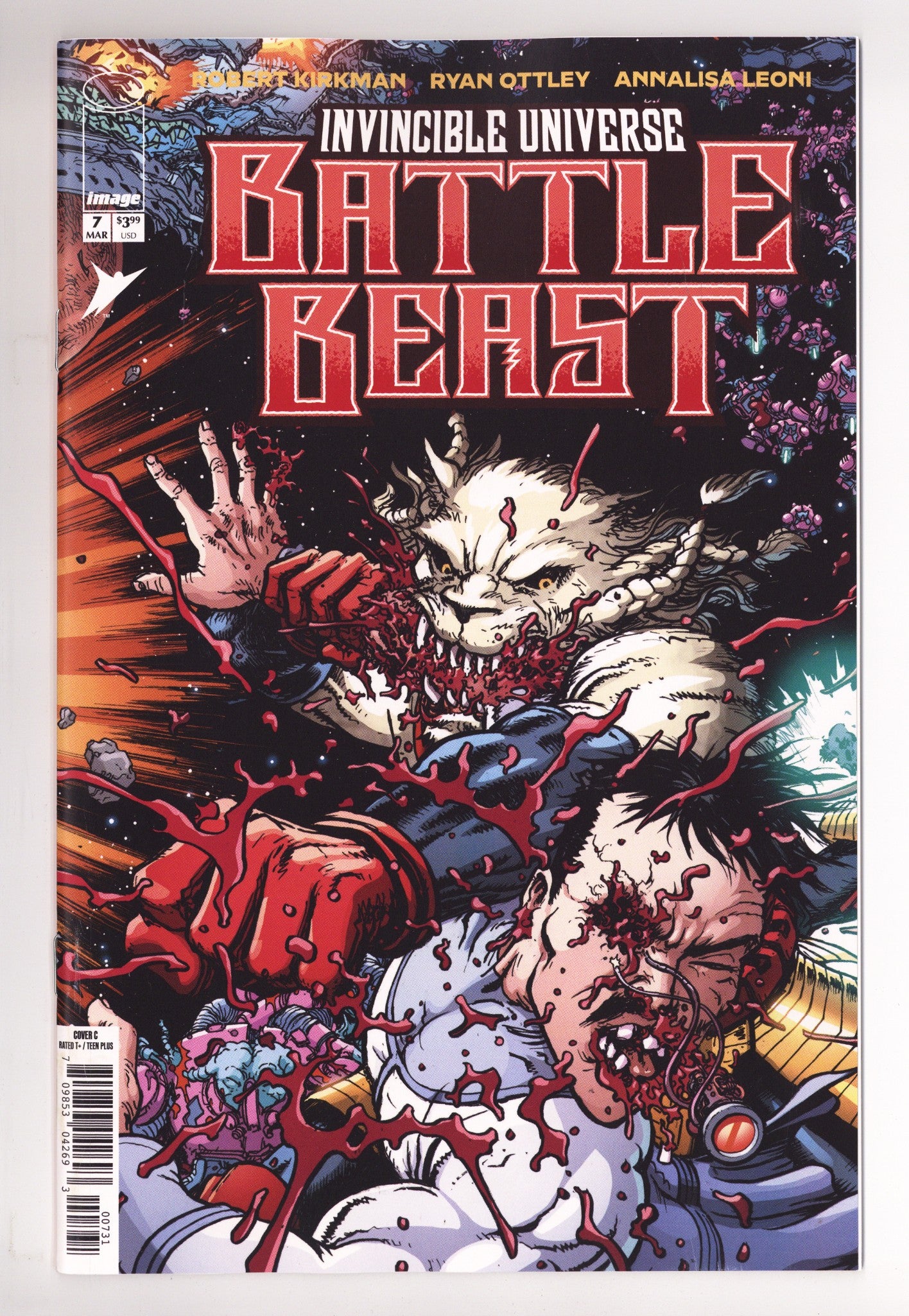 Invincible Universe Battle Beast 7 Burnham Connecting Incentive NM- (2026)