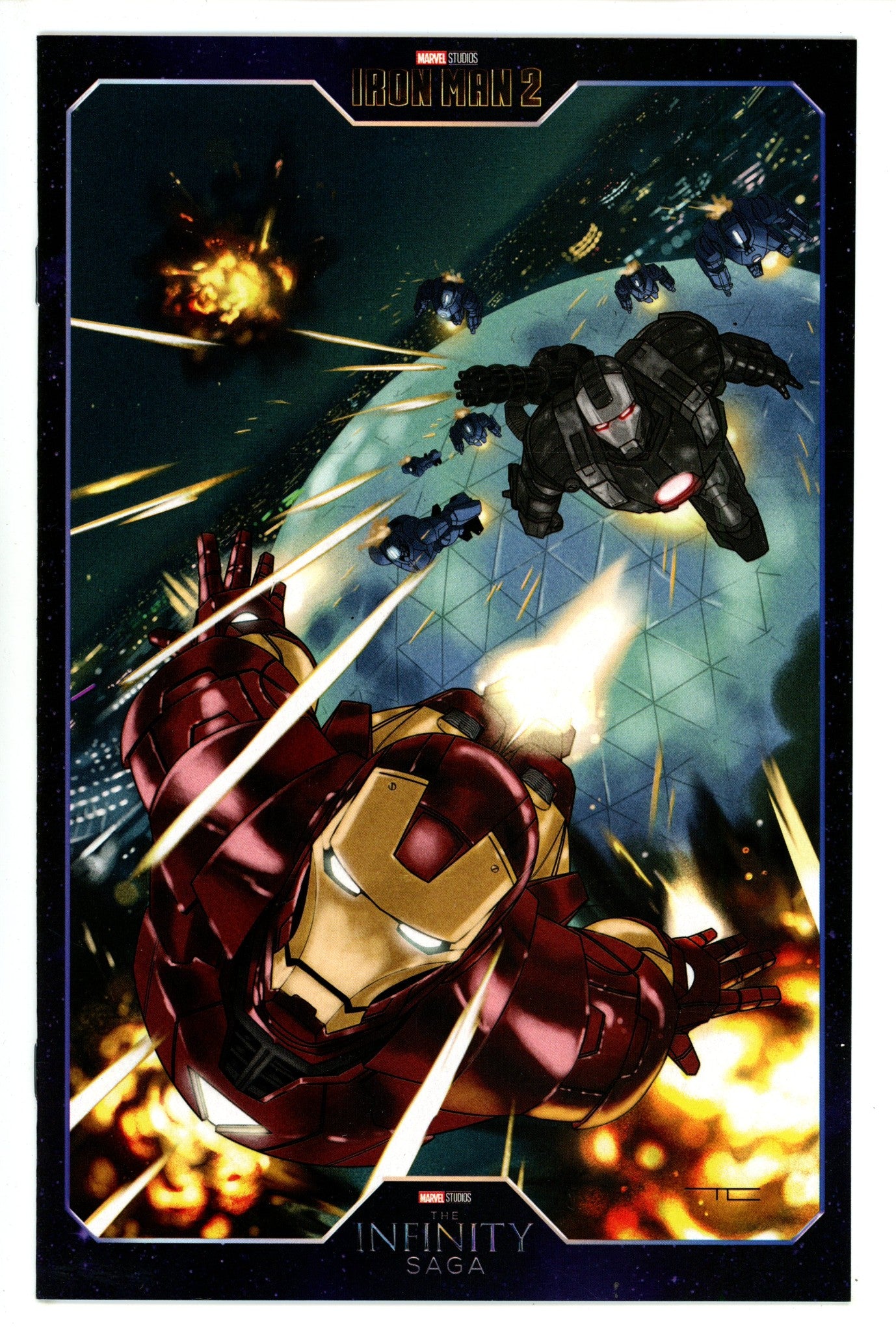 Captain America / Iron Man 1 High Grade (2022) Clarke Variant 