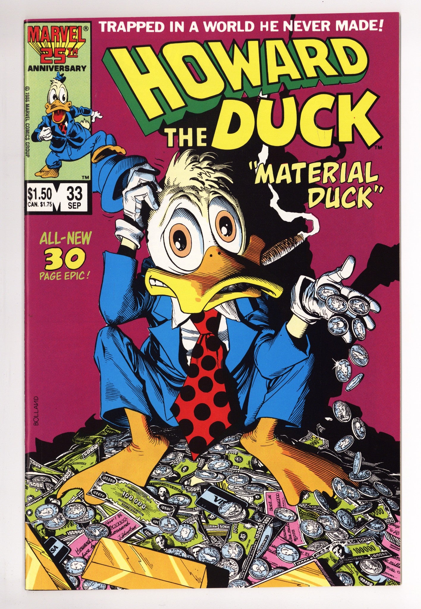 Howard the Duck Vol 1 33 NM- (9.2) (1986) 