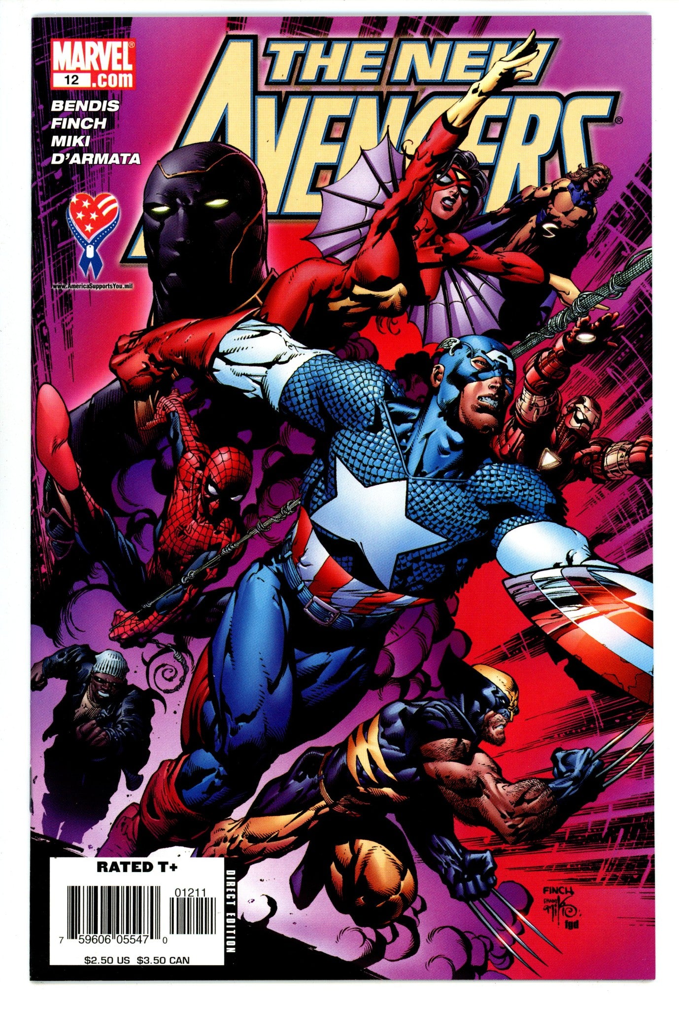New Avengers Vol 1 12 High Grade (2005) 