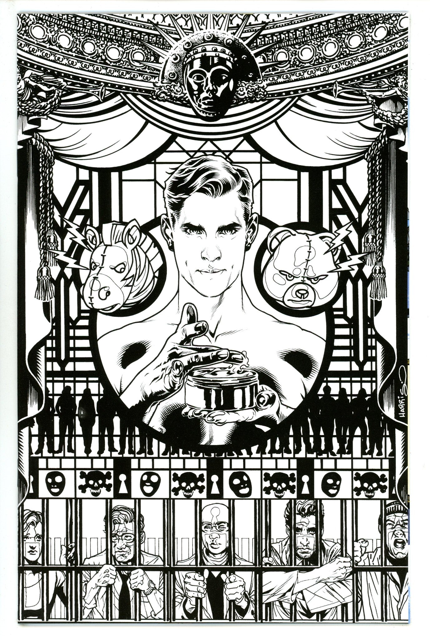 Rumpus Room 1 Harris B&W Virgin Incentive Variant NM (2023)