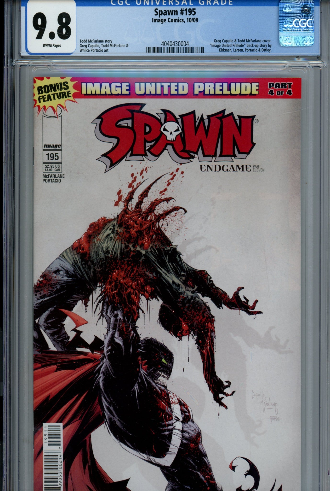 Spawn 195 CGC 9.8 (NM/M) (2009) 