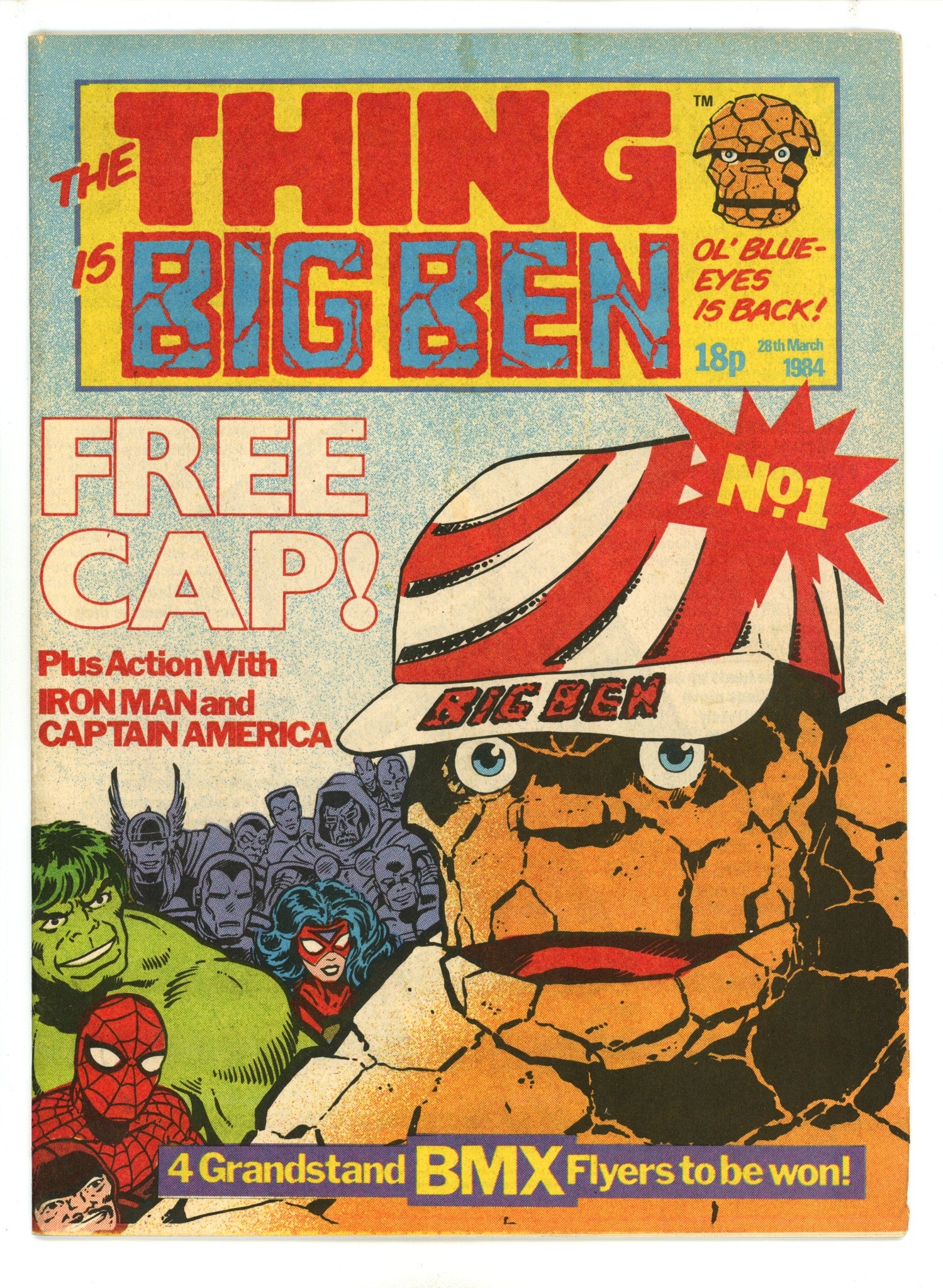 The Thing is Big Ben 1 No Gift FN/VF (1984)