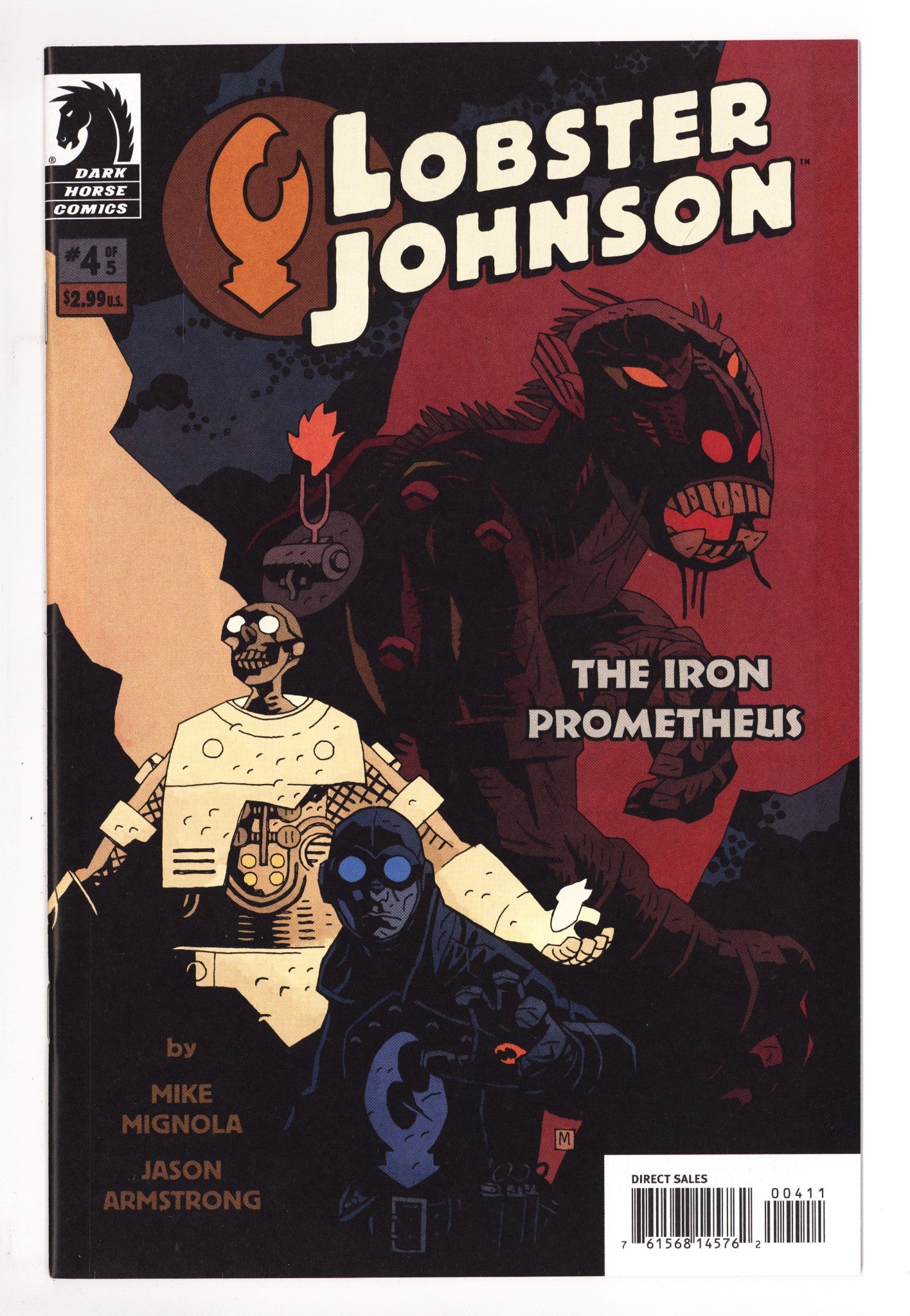 Lobster Johnson: The Iron Prometheus 4 High Grade (2007) 