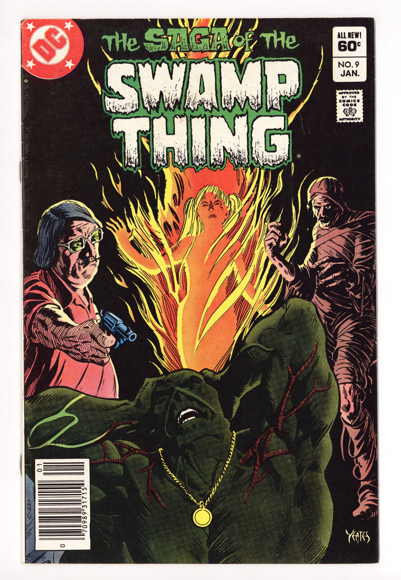 The Saga of Swamp Thing Vol 2 9 Mid Grade (1983) Newsstand 
