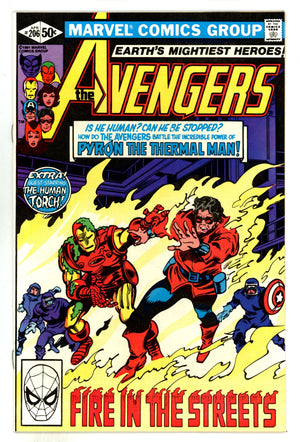 The Avengers Vol 1 206 High Grade (1981)