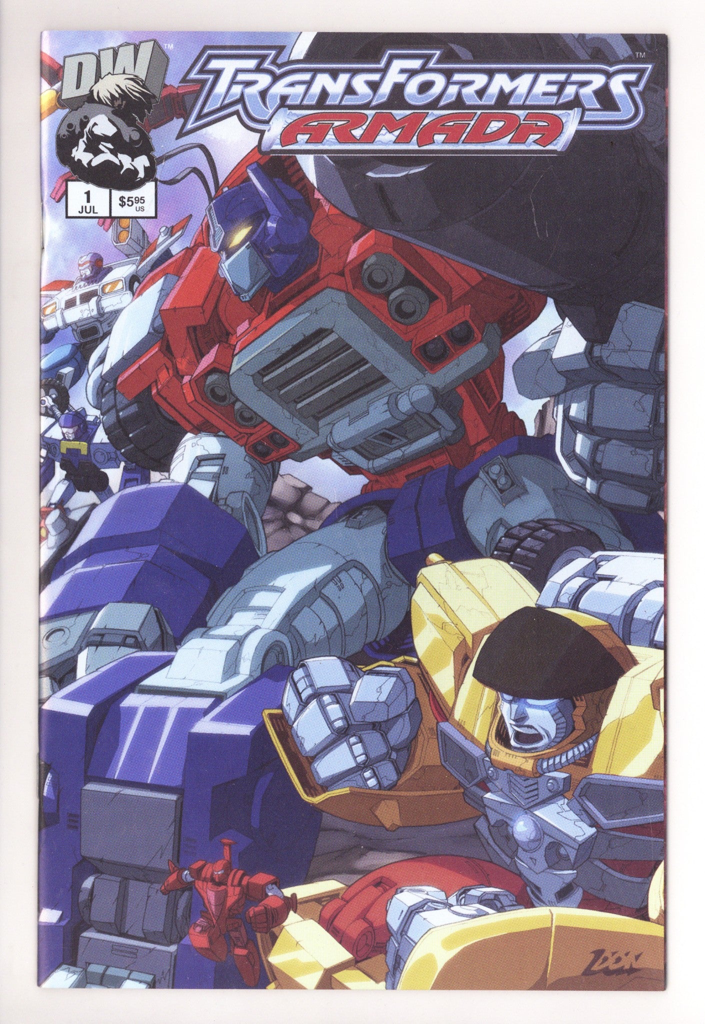 Transformers Armada 1 [Holofoil Cover] High Grade (2002) Foil Variant 