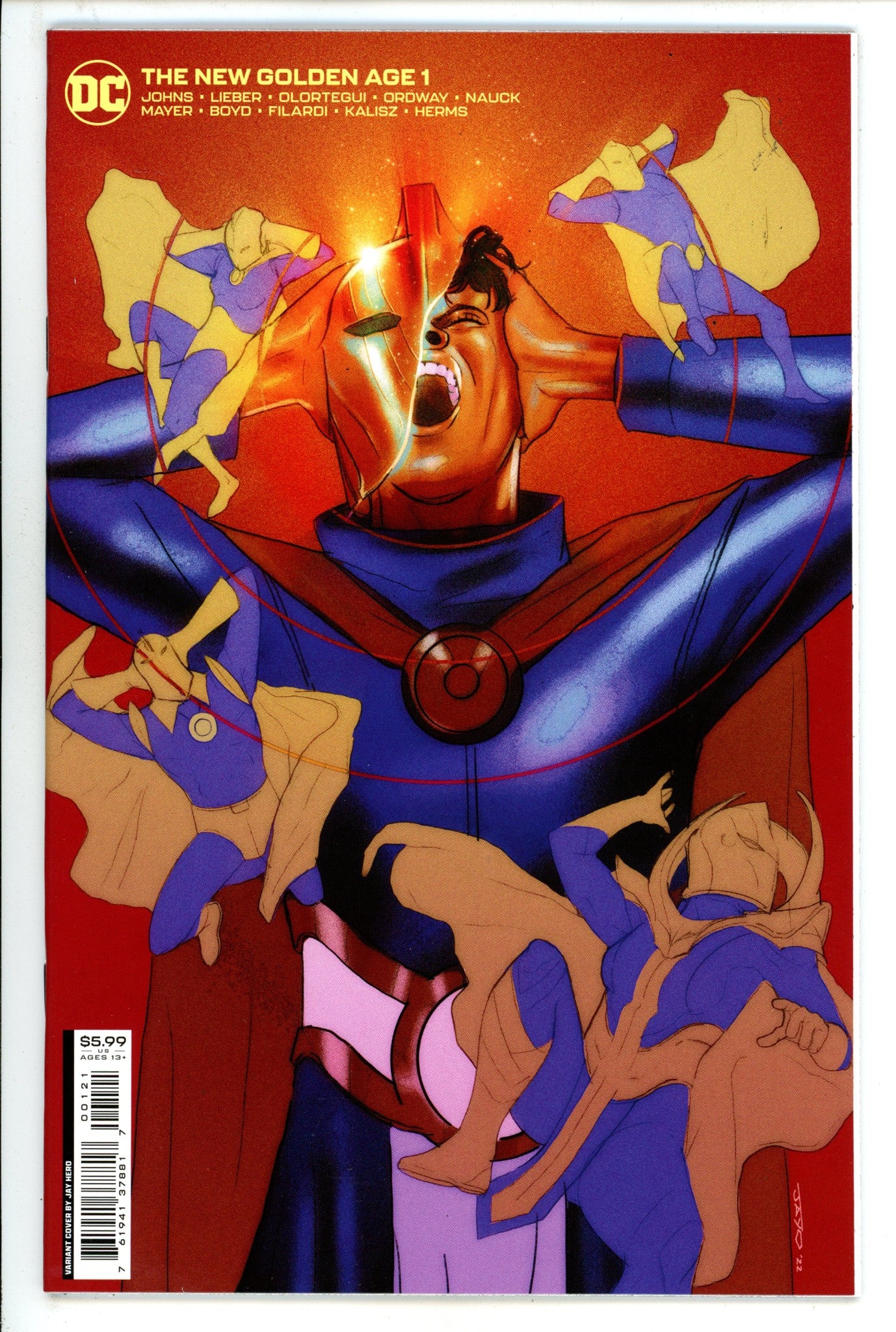 The New Golden Age 1 High Grade (2023) Hero Variant 