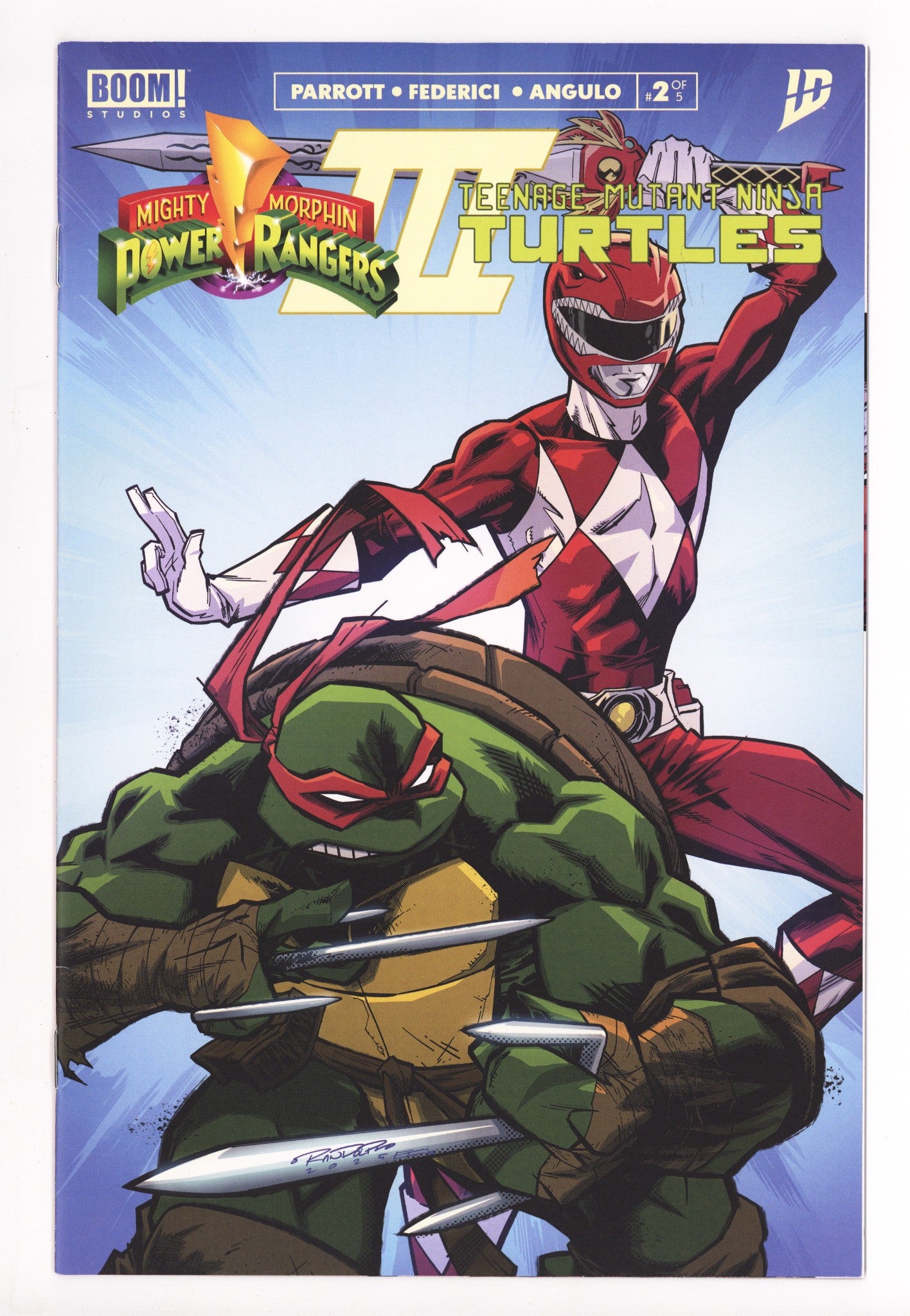 Mighty Morphin Power Rangers / Teenage Mutant Ninja Turtles III 2 Randolph Variant (2025)