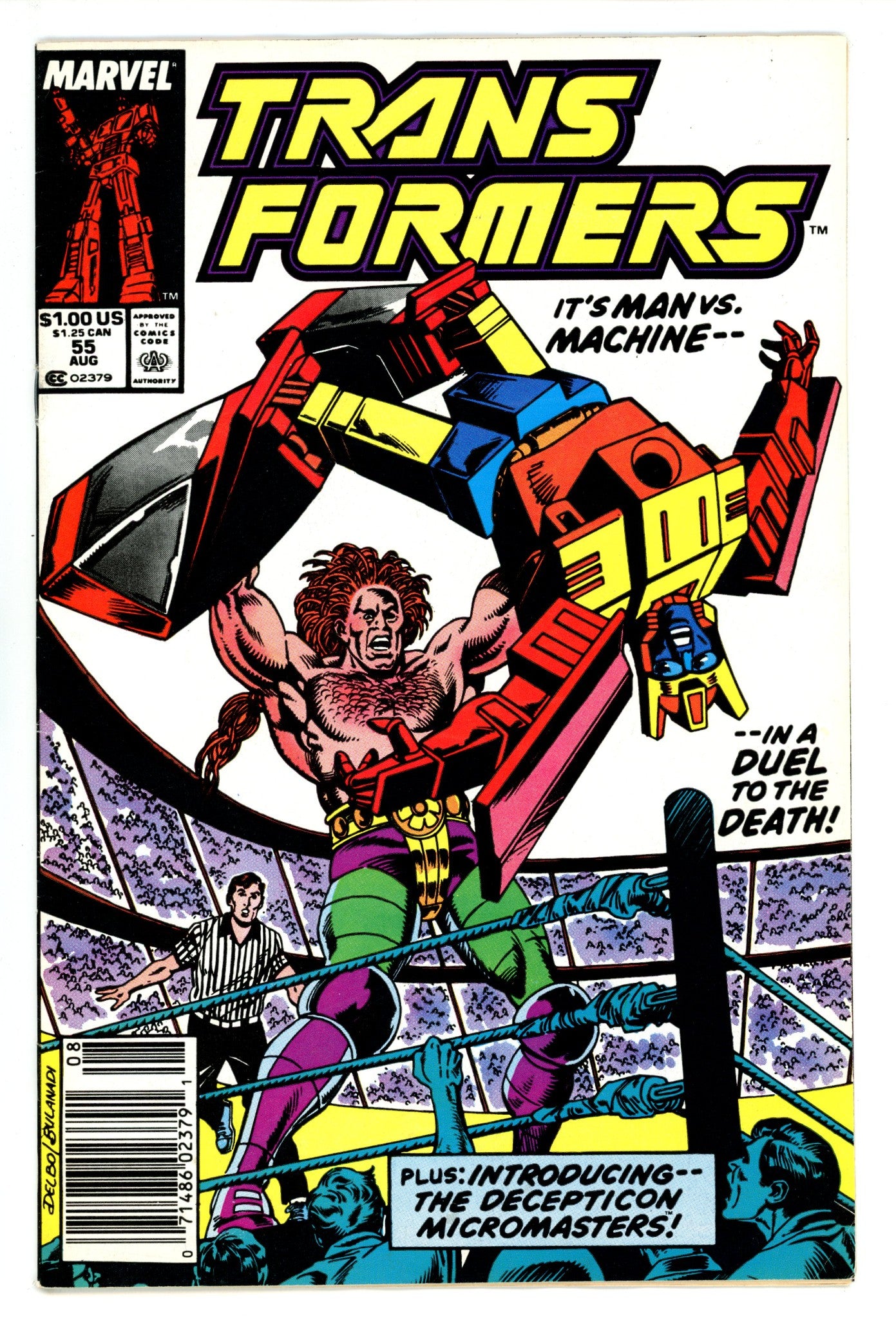 The Transformers 55 FN- (5.5) (1989) Newsstand 