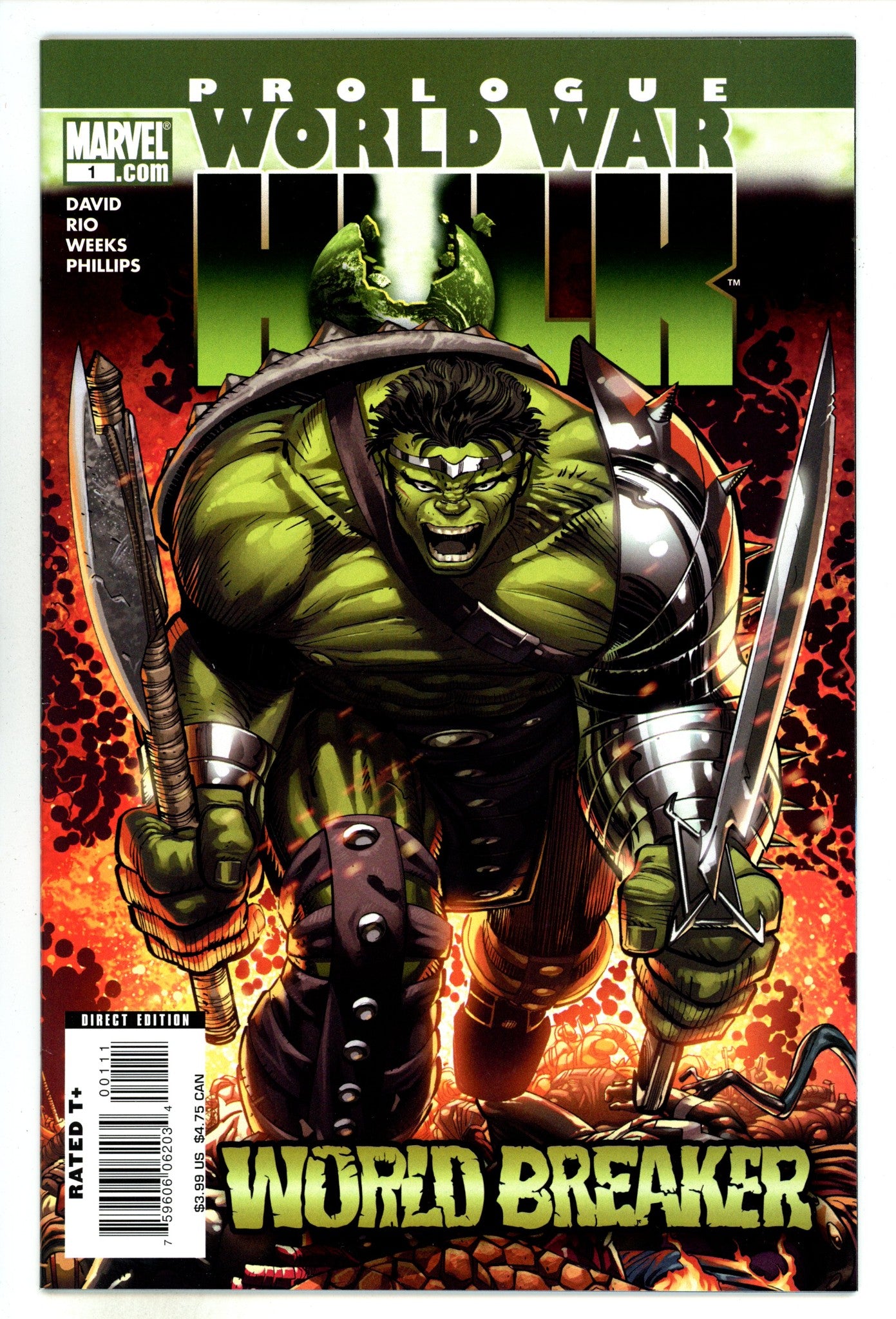 World War Hulk Prologue: World Breaker 1 High Grade (2007) 