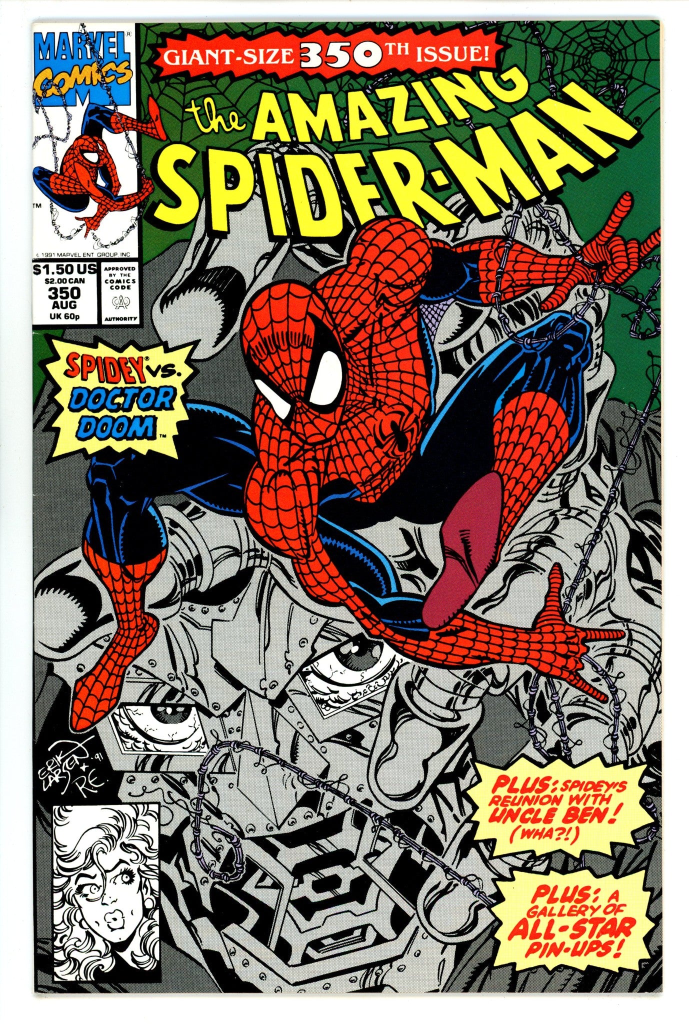 The Amazing Spider-Man Vol 1 350 VF (8.0) (1991) 