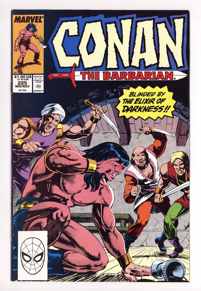 Conan the Barbarian Vol 1 225 Mid Grade (1989) 