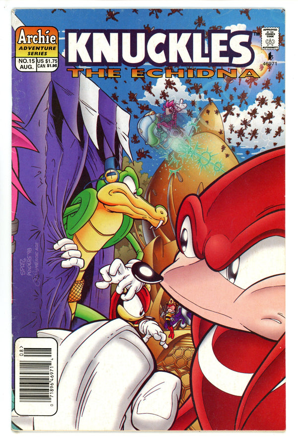 Knuckles the Echidna 15 Newsstand VG (1998)