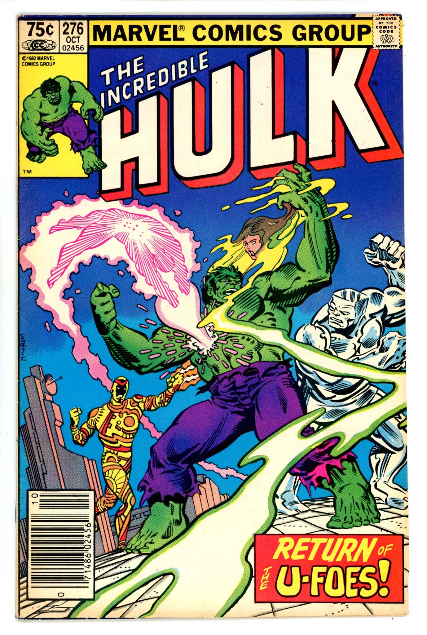 The Incredible Hulk Vol 1 276 Canadian Variant FN+ (1982)