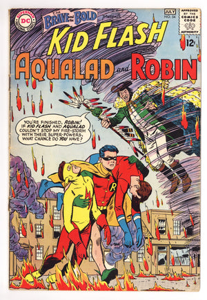 The Brave and the Bold Vol 1 54 VG (4.0) Centerfold Detached (1964)