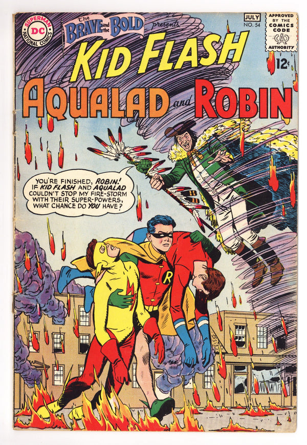 The Brave and the Bold Vol 1 54 VG (4.0) Centerfold Detached (1964)