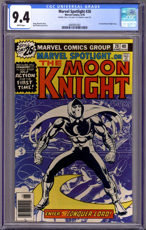 Marvel Spotlight Vol 1 28 CGC 9.4 (NM) Double Cover (1976)