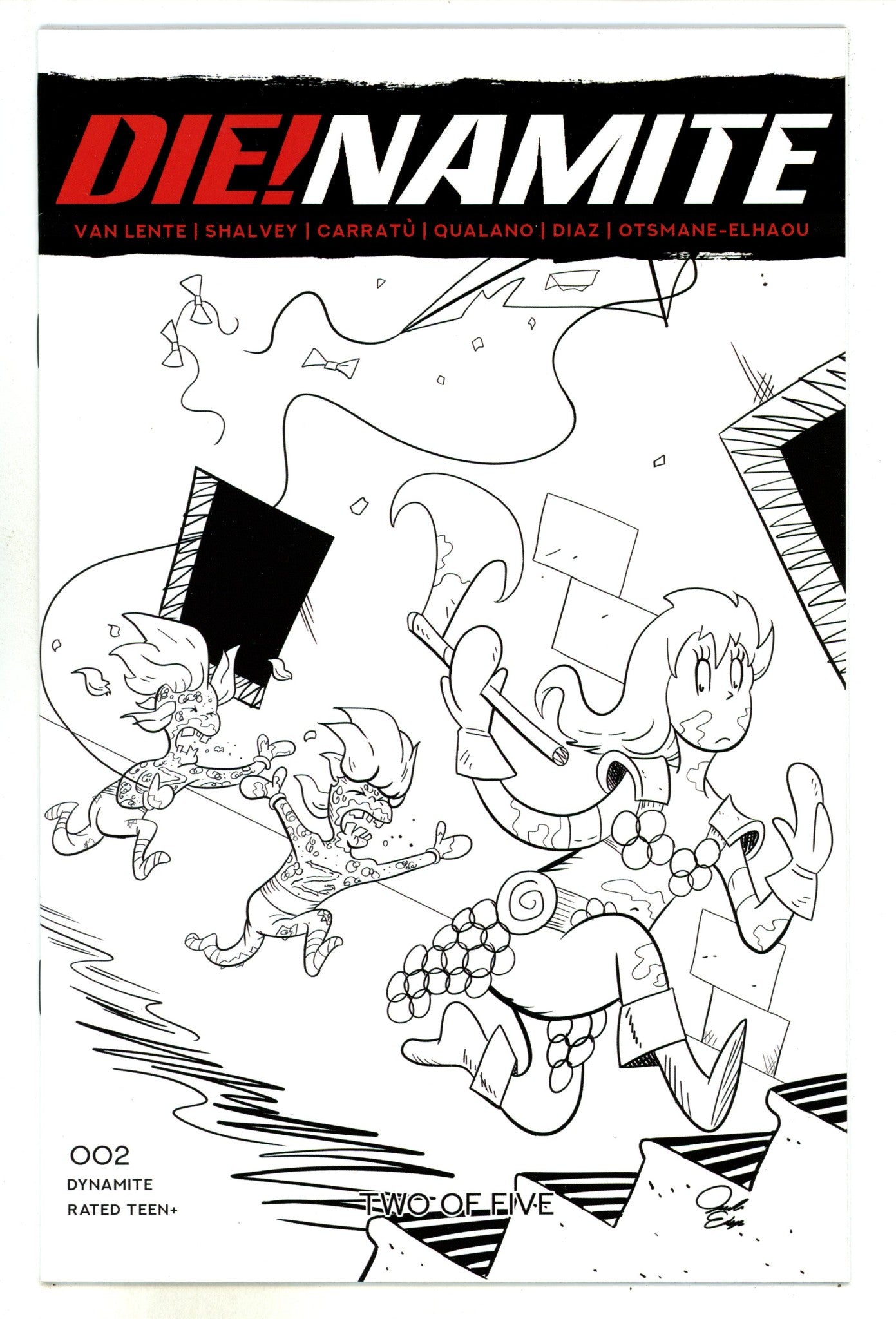 Die!namite 2 High Grade (2020) Edgar B&W Homage Incentive Variant 