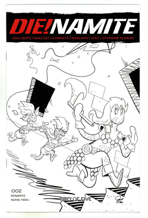 Die!namite 2 High Grade (2020) Edgar B&W Homage Incentive Variant