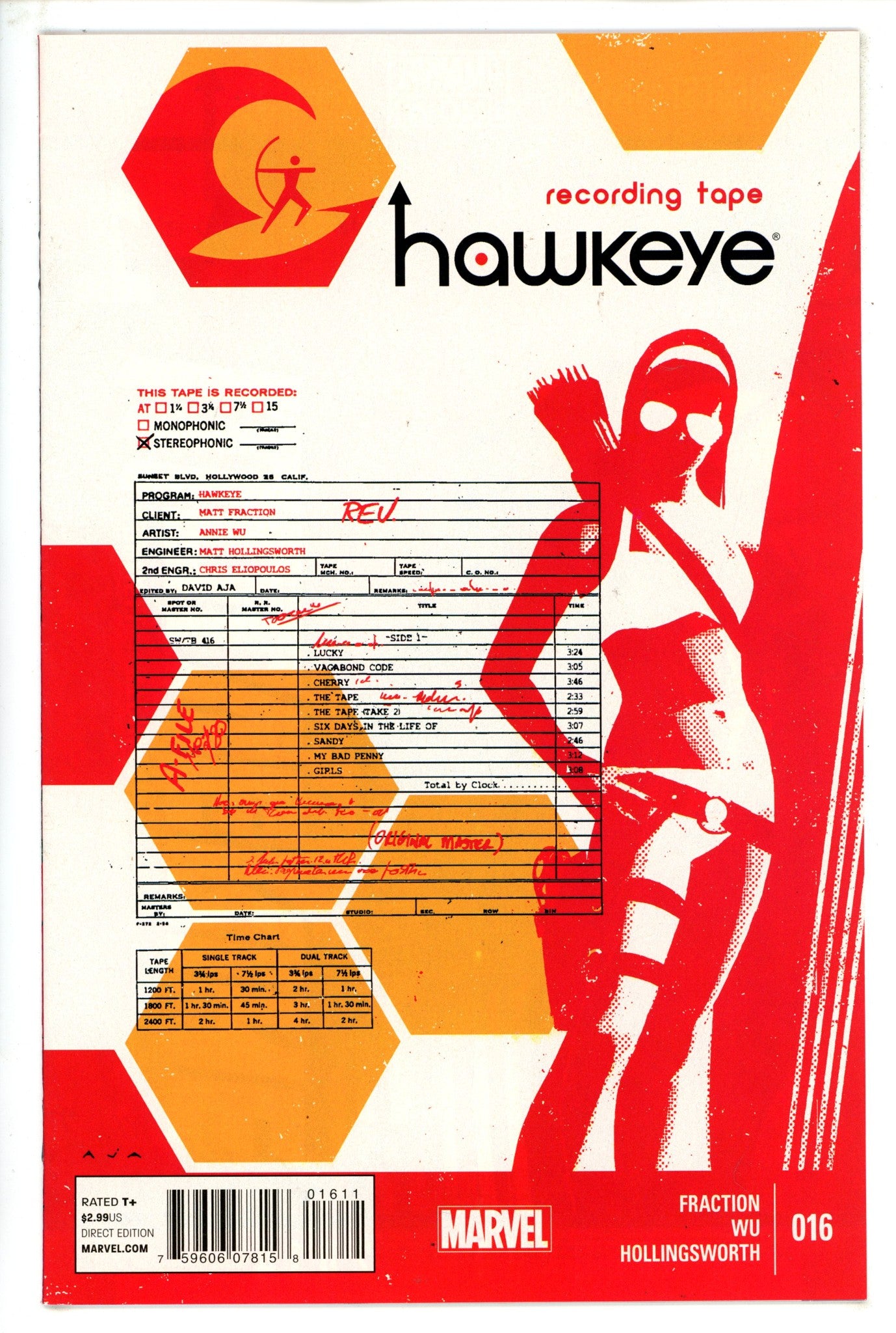 Hawkeye Vol 4 16 High Grade (2014) 