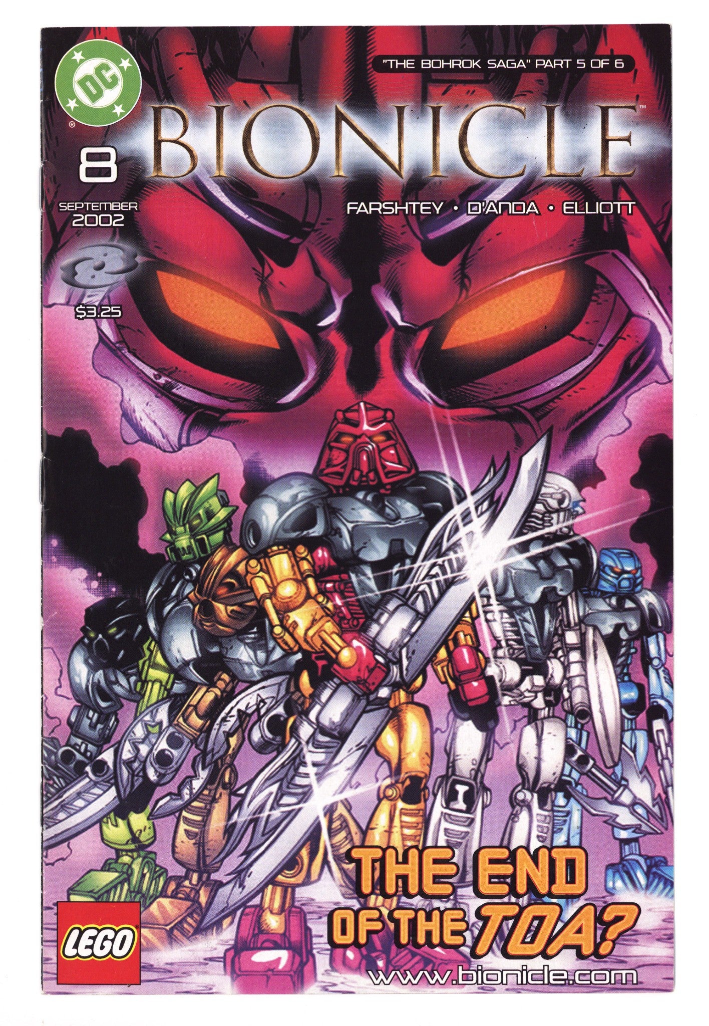 Bionicle 8 Low Grade (2002) Canadian Price Variant 