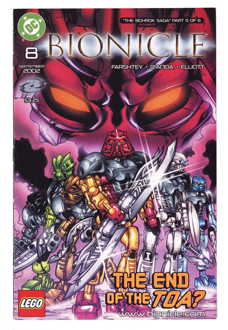 Bionicle 8 Low Grade (2002) Canadian Price Variant 