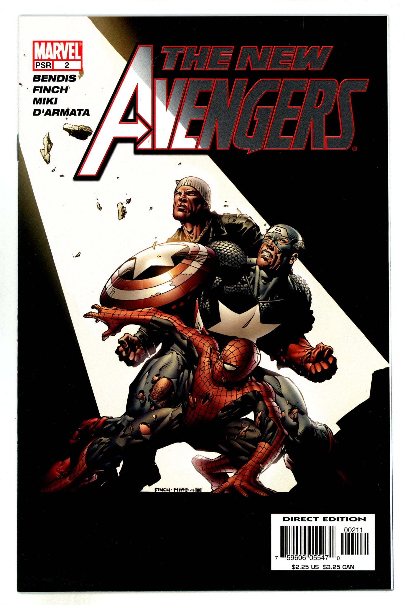 New Avengers Vol 1 2  High Grade  (2005)  