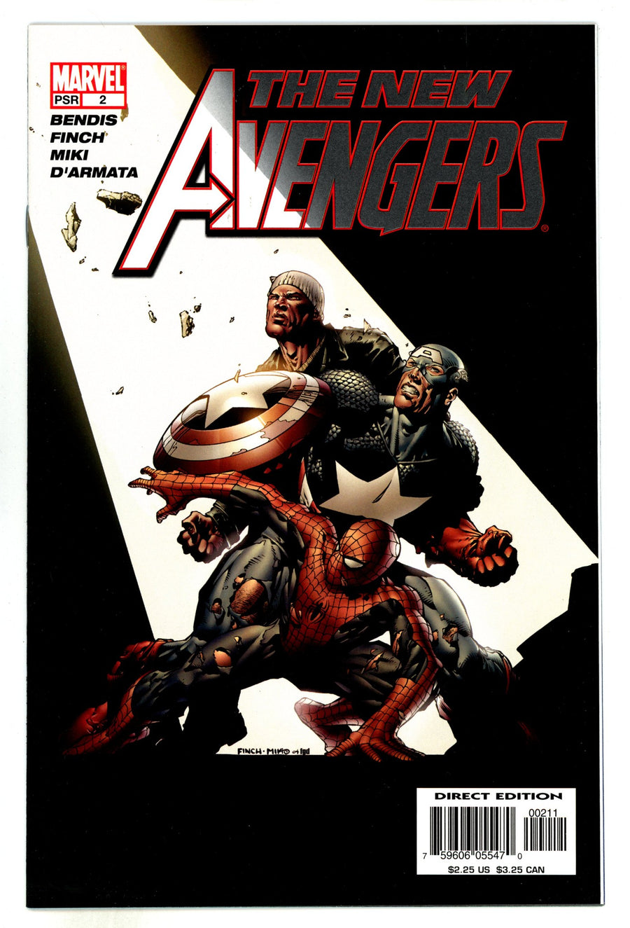 New Avengers Vol 1 2  High Grade  (2005)  