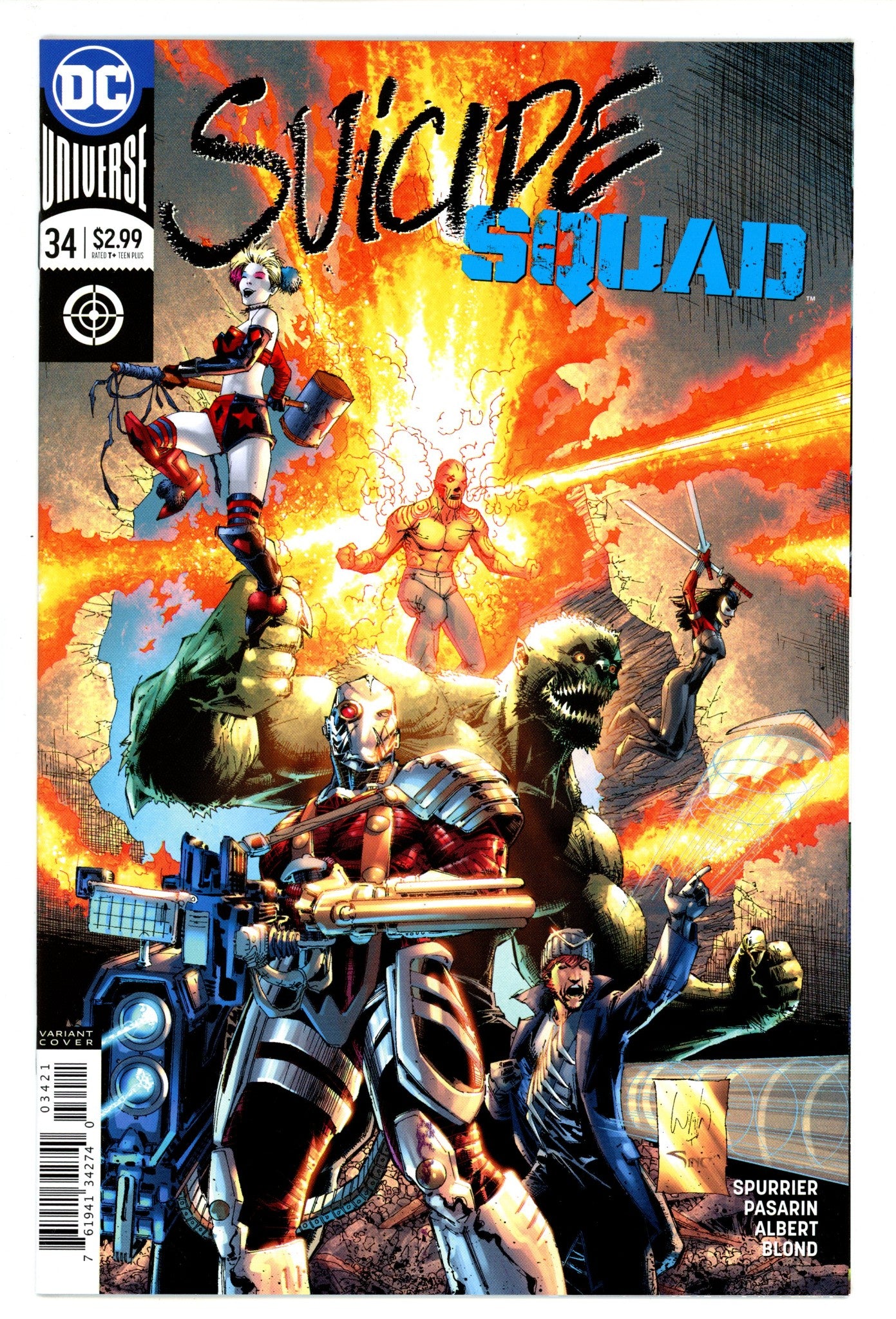 Suicide Squad Vol 4 34 High Grade (2018) Portacio Variant 