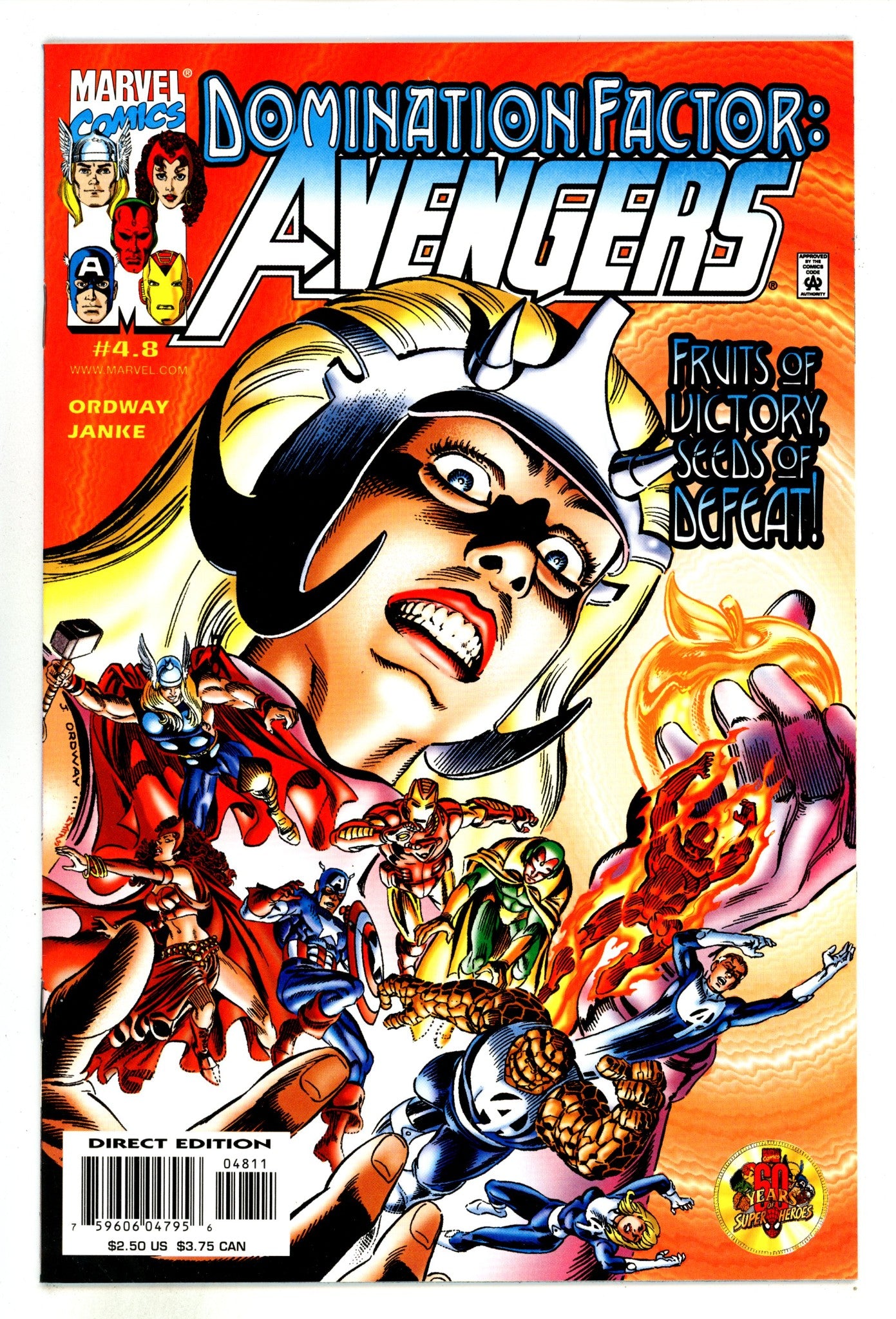 Domination Factor: Avengers 4 (4.8) High Grade (2000) 