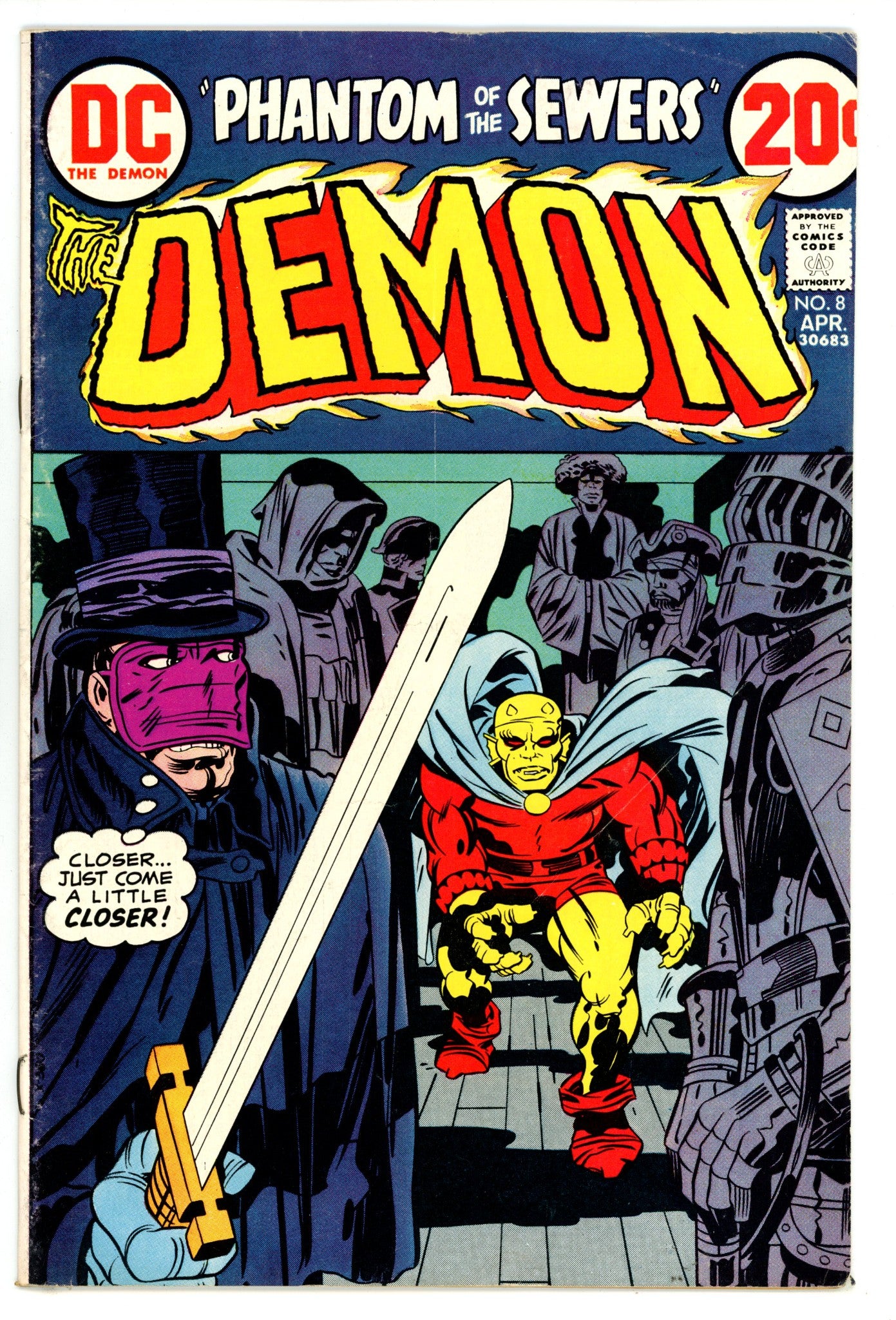 The Demon Vol 1 8 FN- (5.5) (1973) 